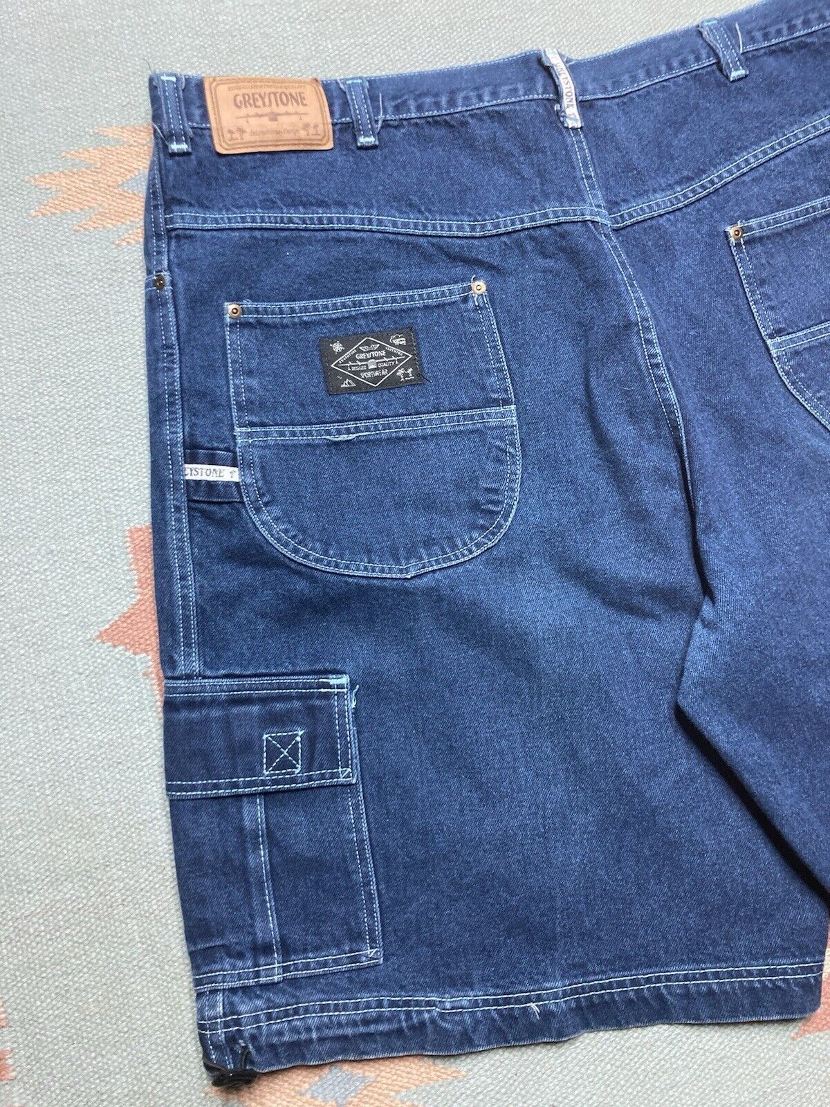 JNCO × Vintage y2k super baggy jeans shorts jorts massive carpenter 44 Size US 44 / EU 60 - 3 Thumbnail