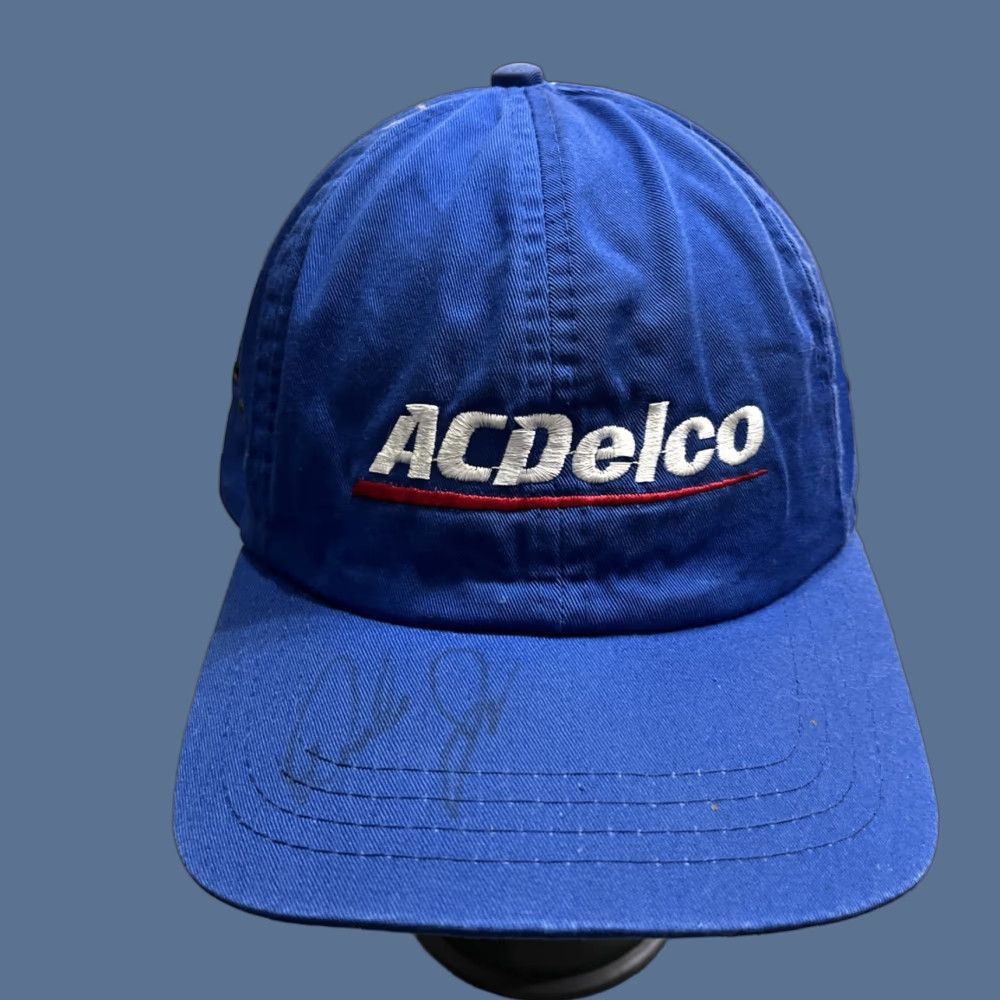 Chase Authentics VTG Chase Authentics Dale Earnhardt Jr. AC Delco Car Blue Hat NASCAR Autograph Baseball Cap Mens One Size Adjustable 90s Cars Sports Vintage Blue Tee? Size ONE SIZE - 1 Thumbnail