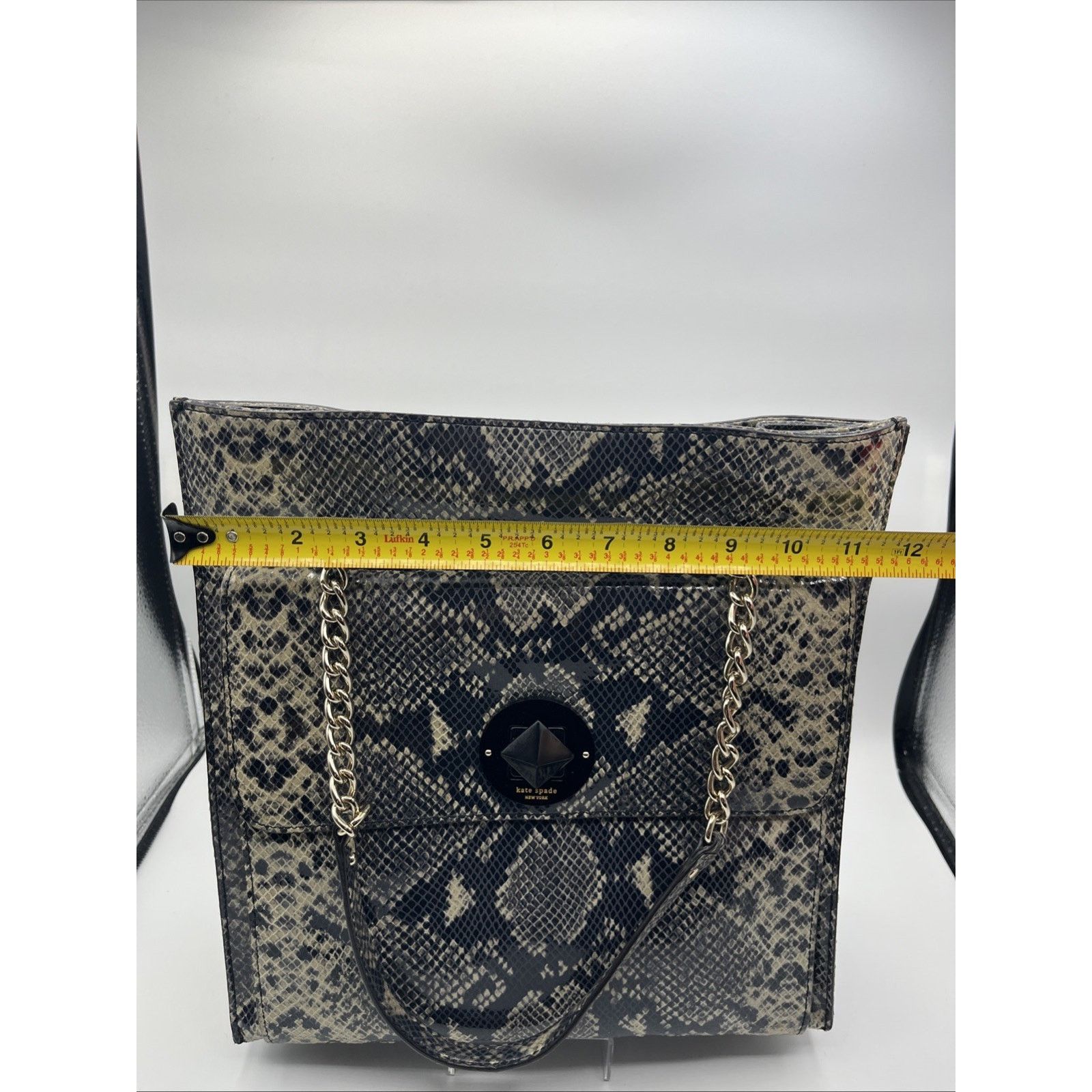 Kate Spade Kate Spade Grey Beige Snake Effect Leather South Kensington Size ONE SIZE - 19 Thumbnail