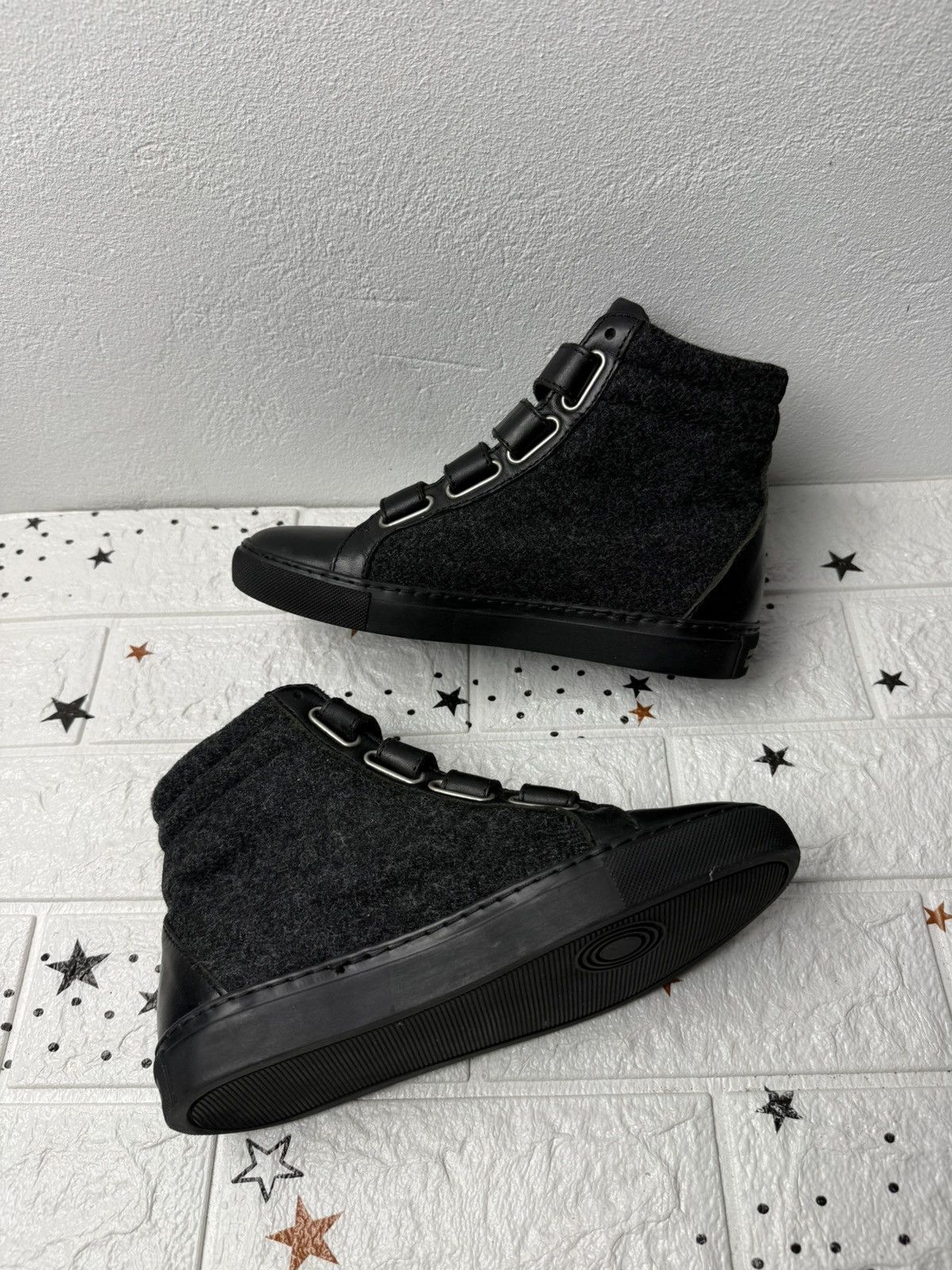 Diesel DIESEL BLACK GOLD Women's US6 UK4.5 EUR37 Sneakers Hi-Top Size US 6 / IT 36 - 4 Thumbnail