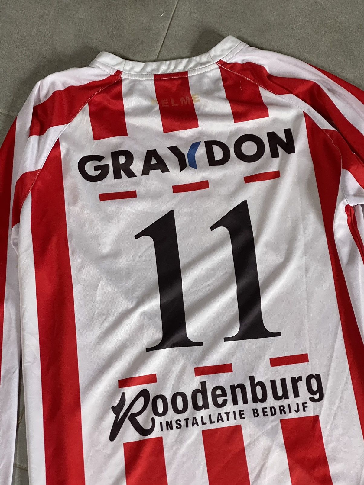 Vintage Kelme Sparta Rotterdam #11 Vintage Longsleeve jersey Size US M / EU 48-50 / 2 - 9 Thumbnail