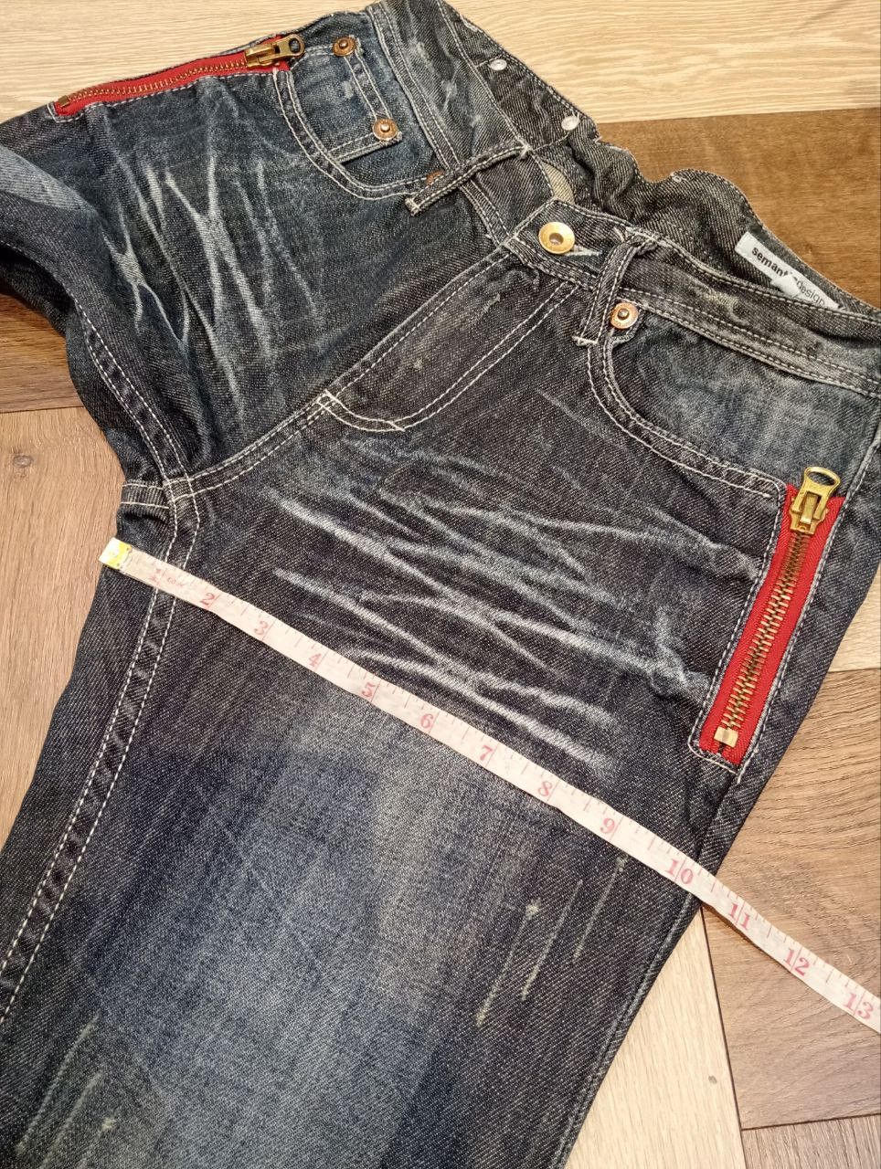 semanticdesign SEMANTIC DESIGN JAPAN RARE DISTRESSED LOOK FLARED JEANS Size US 30 / EU 46 - 17 Thumbnail
