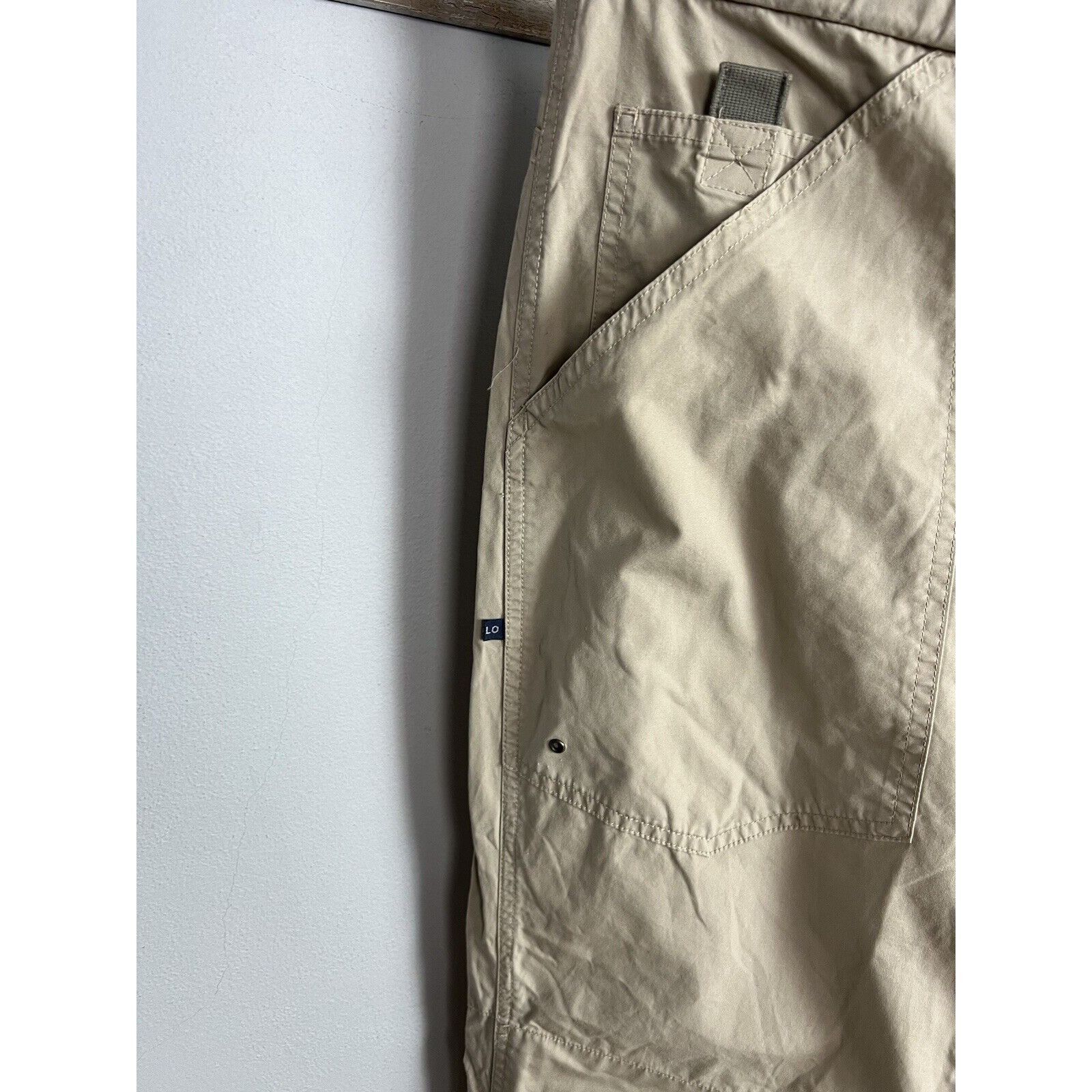 Polo Ralph Lauren Polo Ralph Lauren VTG Men`s Gray Beige Multipocket Cargo Pan Size US 32 / EU 48 - 7 Thumbnail