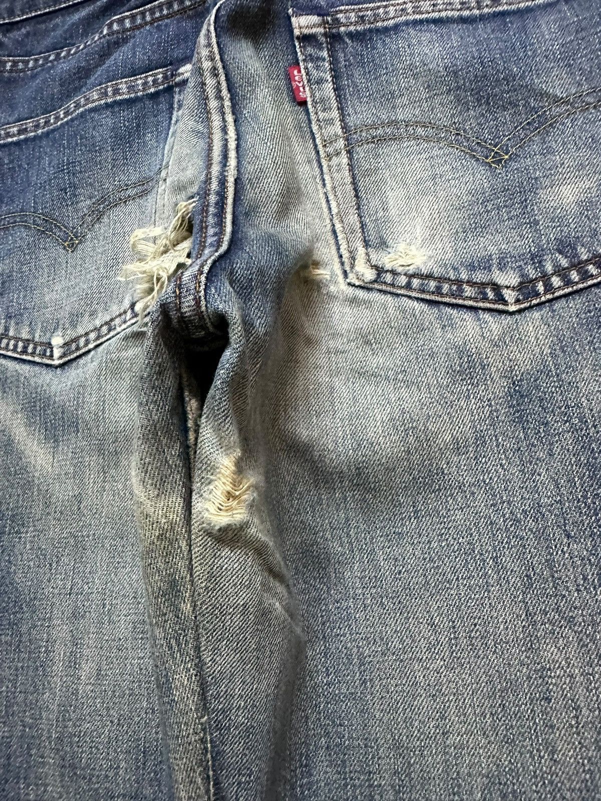 Levi's Vintage Clothing Vintage Levi’s 503-00 Straight Loose Mudwash Denim Size US 29 - 8 Thumbnail