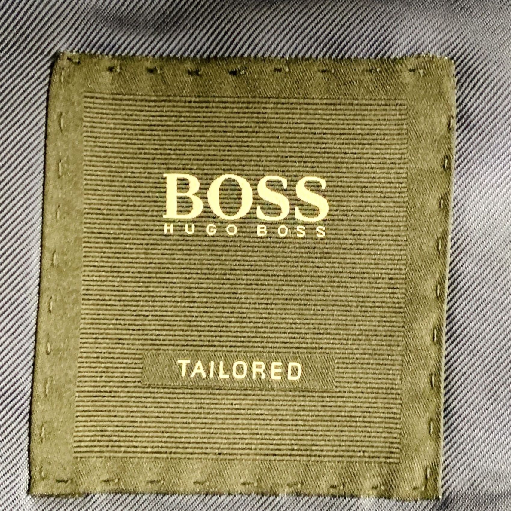 Hugo Boss HUGO BOSS Sport Coat Size 40 Blue Black Window Pane Silk Linen Tailored Fit Size US XXS / EU 40 - 6 Thumbnail