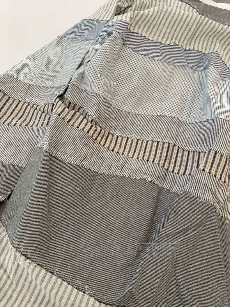 Greg Lauren Greg Lauren Cotton and Linen Patchwork Shirt Size US M / EU 48-50 / 2 - 7 Thumbnail