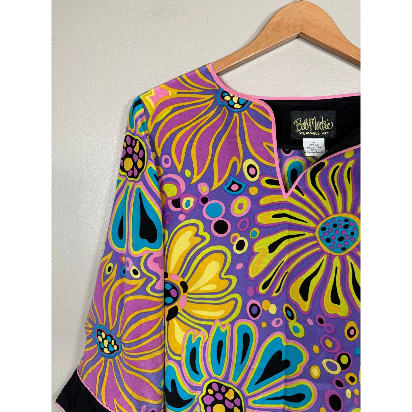 Bob Mackie Vintage Bob Mackie Wearable Art Silk Pucci Hippie Tunic M Size M / US 6-8 / IT 42-44 - 7 Thumbnail