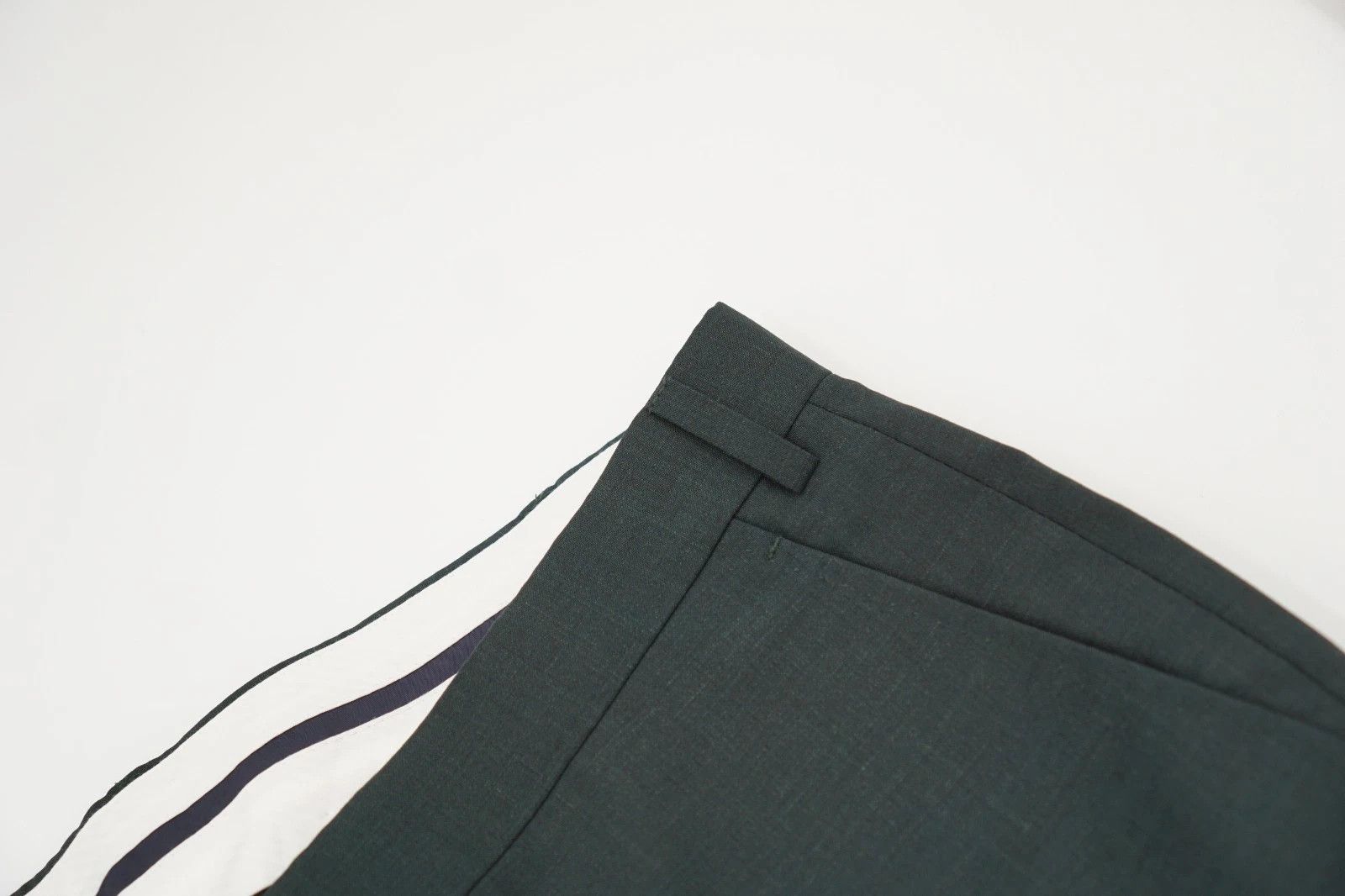 Suitsupply Men Suitsupply Pants Green Brescia Wool Size 30 UK/US50S Size 50S - 4 Thumbnail