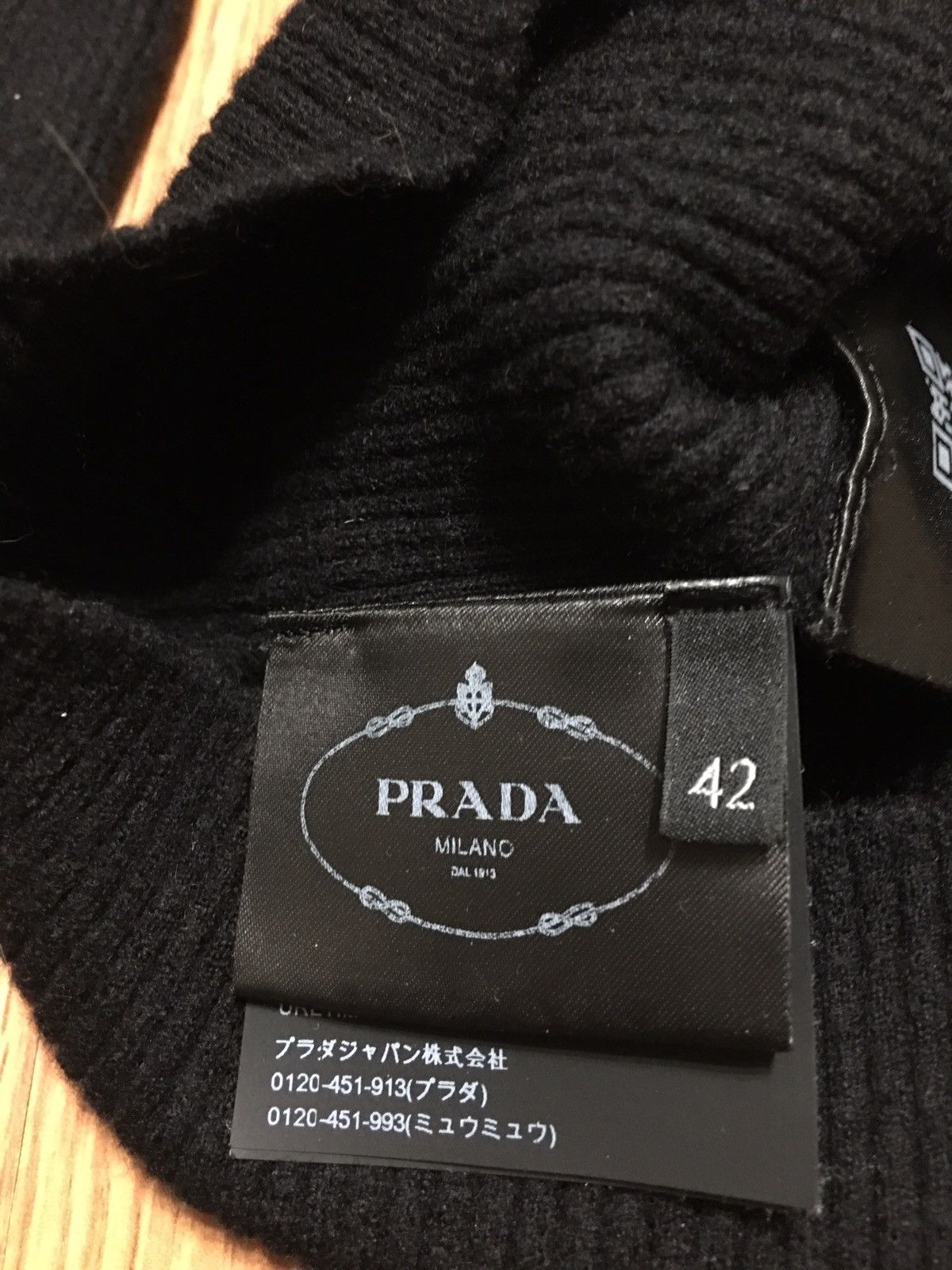 Prada PRADA Black Wool Light Jumper Sweater Size EU 42 Size M / US 6-8 / IT 42-44 - 11 Thumbnail