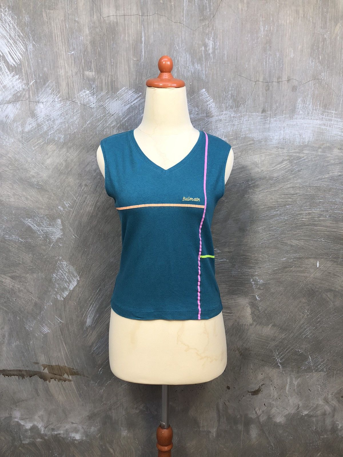Balmain Vintage Balmain Paris Tanktop Size S / US 4 / IT 40 - 1 Thumbnail