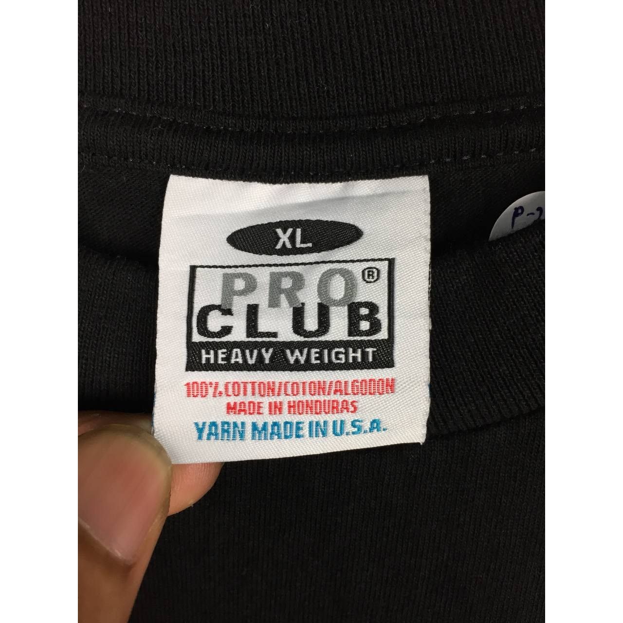 Rap Tees × Vintage Vtg Pro Club Plain Blanks Essential Heavy Weight Plain Tee Size US XL / EU 56 / 4 - 7 Thumbnail
