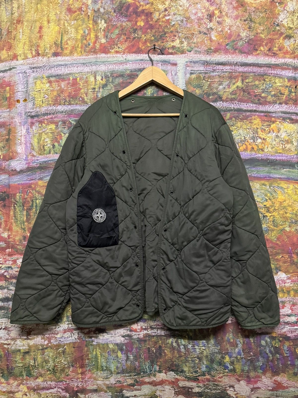 Vintage Stone Island Army Liner Jacket