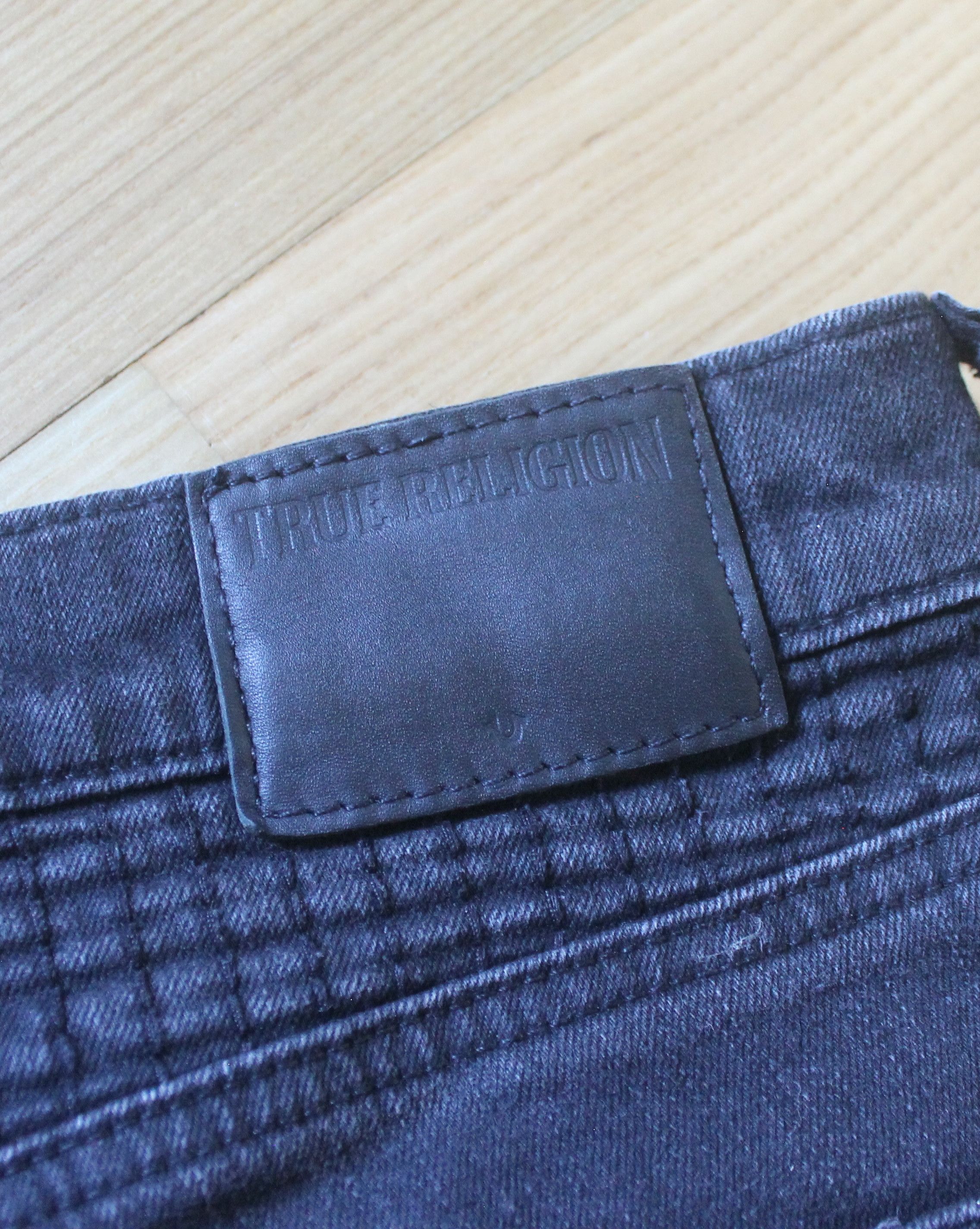 True Religion True Religion Geno Biker Denim Jeans Size US 33 - 11 Thumbnail