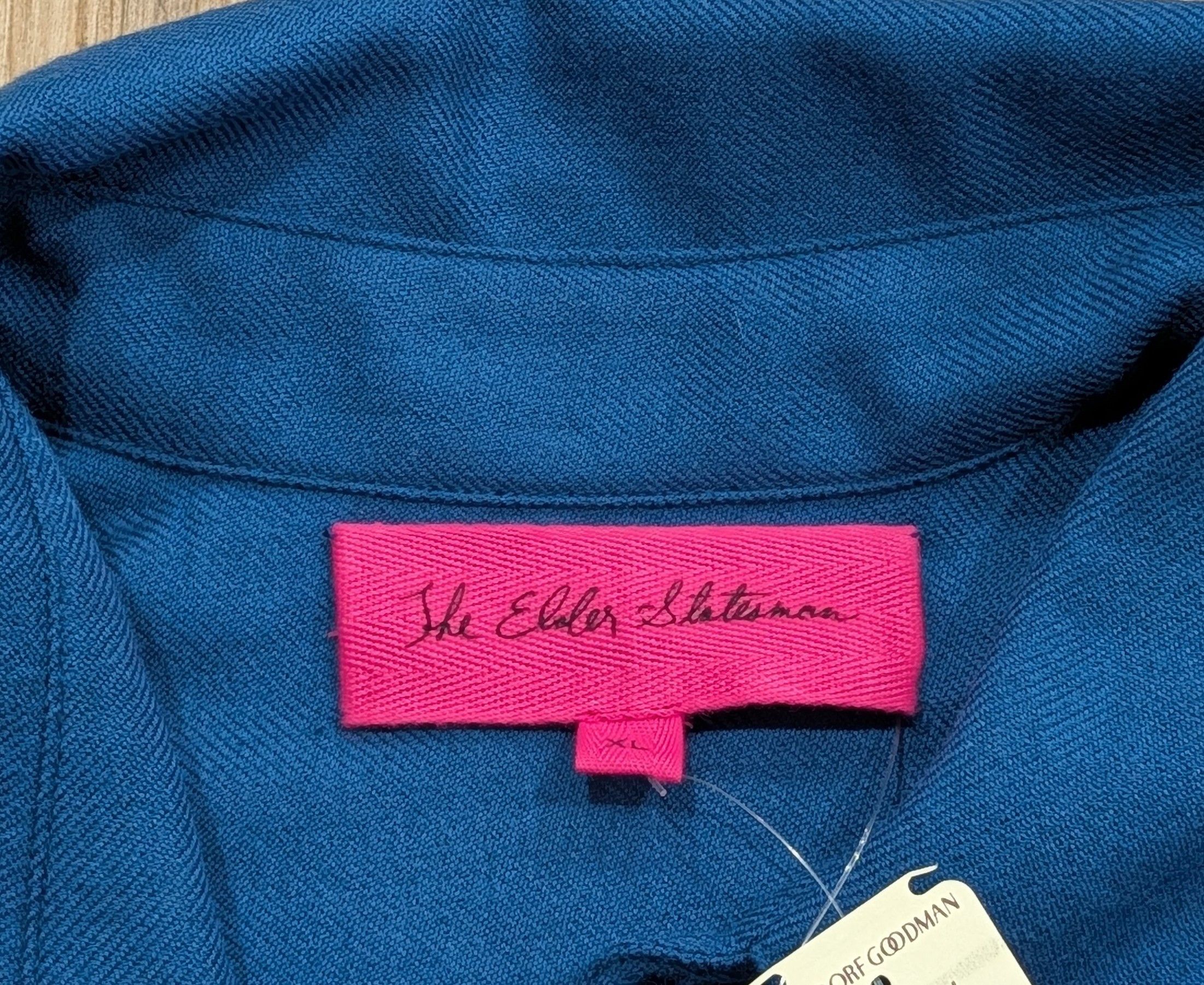 The Elder Statesman THE ELDER STATESMAN Wool/Cashmere Button Up Shirt XL Size US XL / EU 56 / 4 - 7 Thumbnail