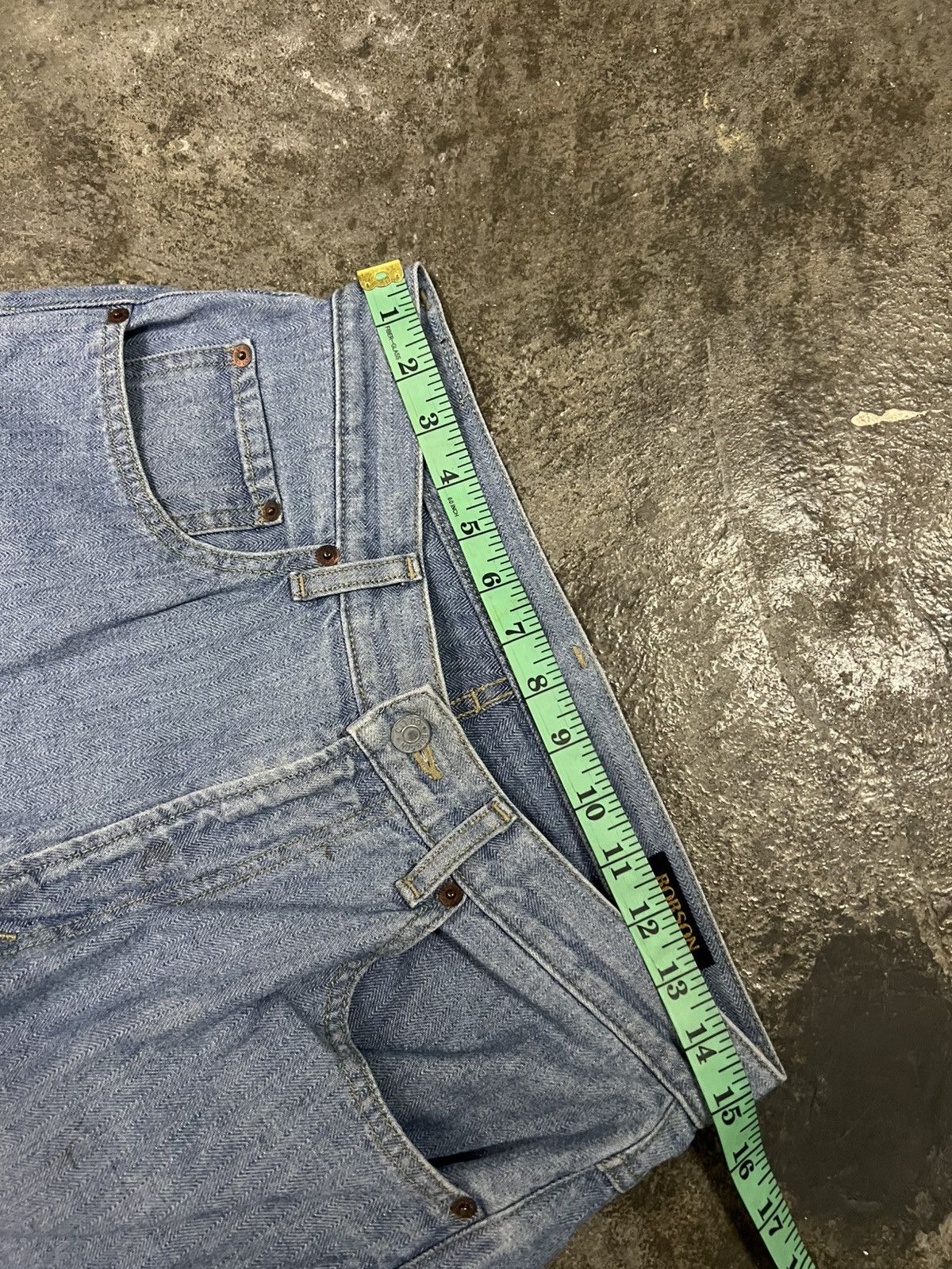 If Six Was Nine 💥Baggy💥Vintage 90’s Bobson Sun Sister Light Wash Jean Size US 30 / EU 46 - 3 Thumbnail