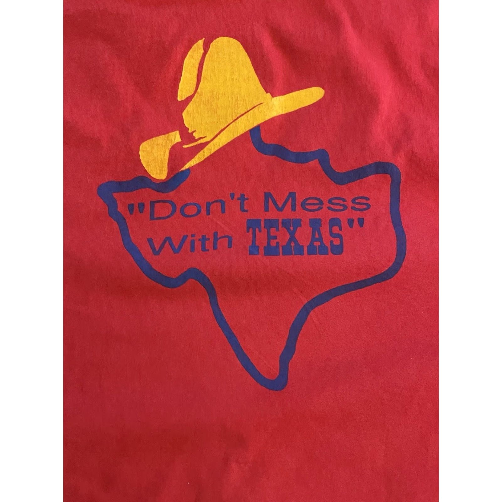 Fruit Of The Loom VINTAGE Texas Lone Star Steakhouse Tee T-Shirt Red XL Mens Fruit of the Loom Short Sleeve Crew Neck Cotton Blend Stars Size US XL / EU 56 / 4 - 5 Thumbnail