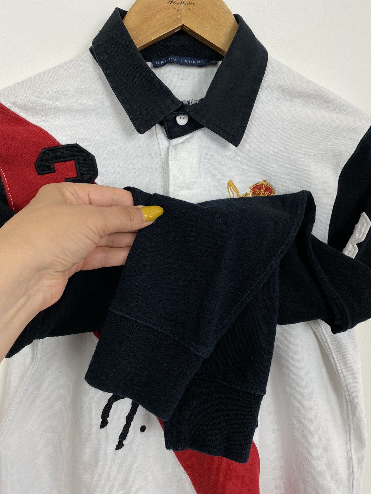 Ralph Lauren Polo Ralph Lauren Shirt Mercer Team NY #3 Club Rugby shirt Size L / US 10 / IT 46 - 4 Thumbnail