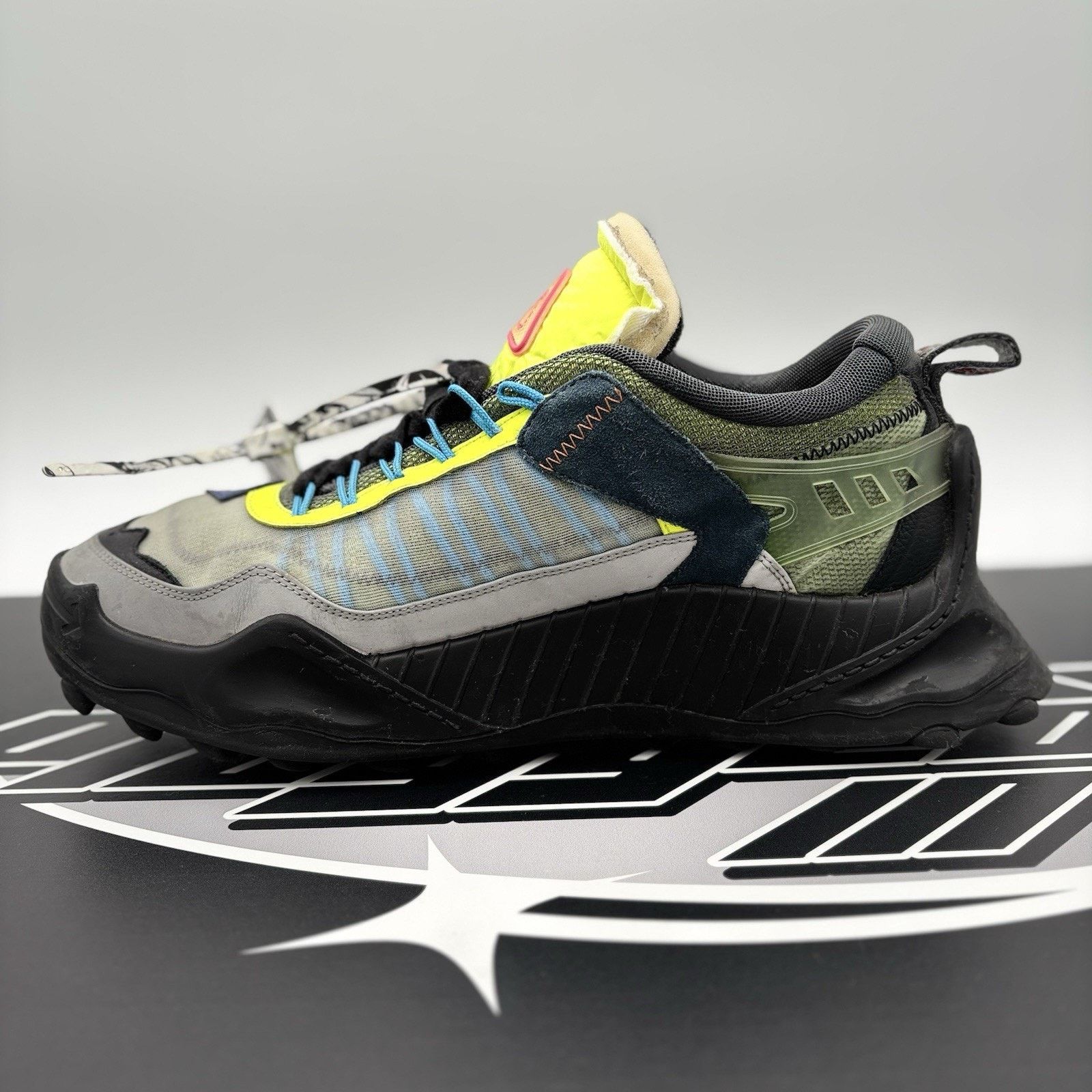 Off-White Off-White ODSY-1000 ' Grey Lime ' | GREAT CONDITION! Size US 11 / EU 44 - 4 Thumbnail