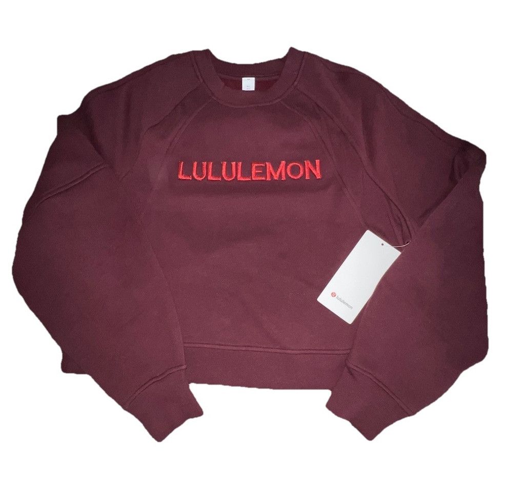 Lululemon LULULEMON SCUBA OVERSIZED PULLOVER GARNET COLORING SIZE M/L Size M / US 6-8 / IT 42-44 - 1 Thumbnail