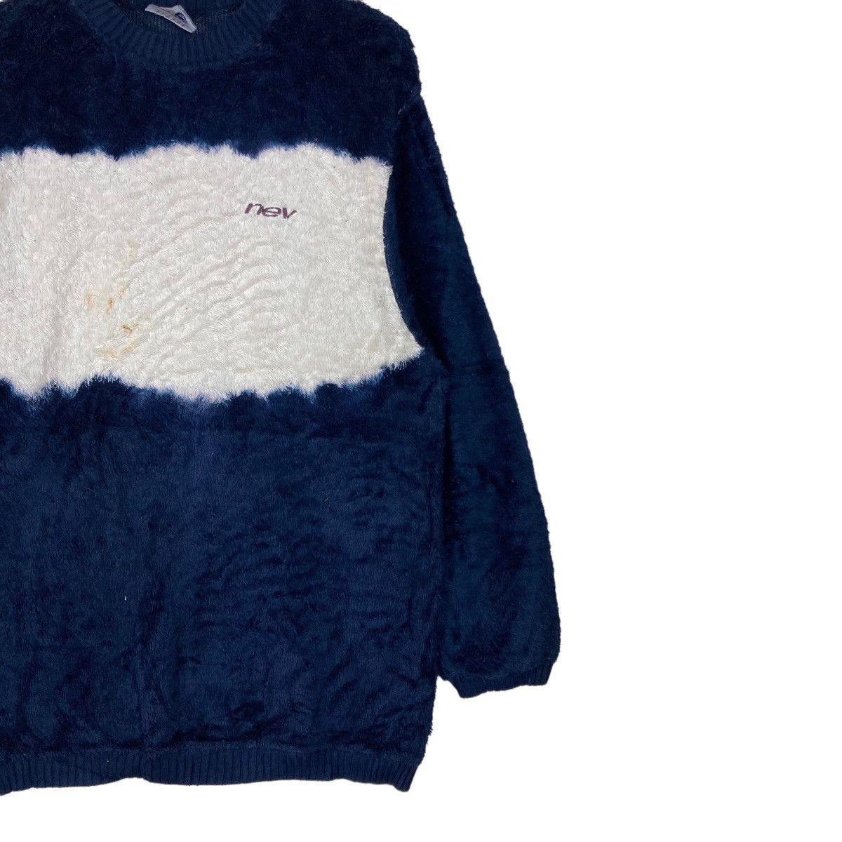 Vintage Vintage Nev Future Shape Two Tone Pullover Jumper Medium Size L / US 10 / IT 46 - 4 Thumbnail