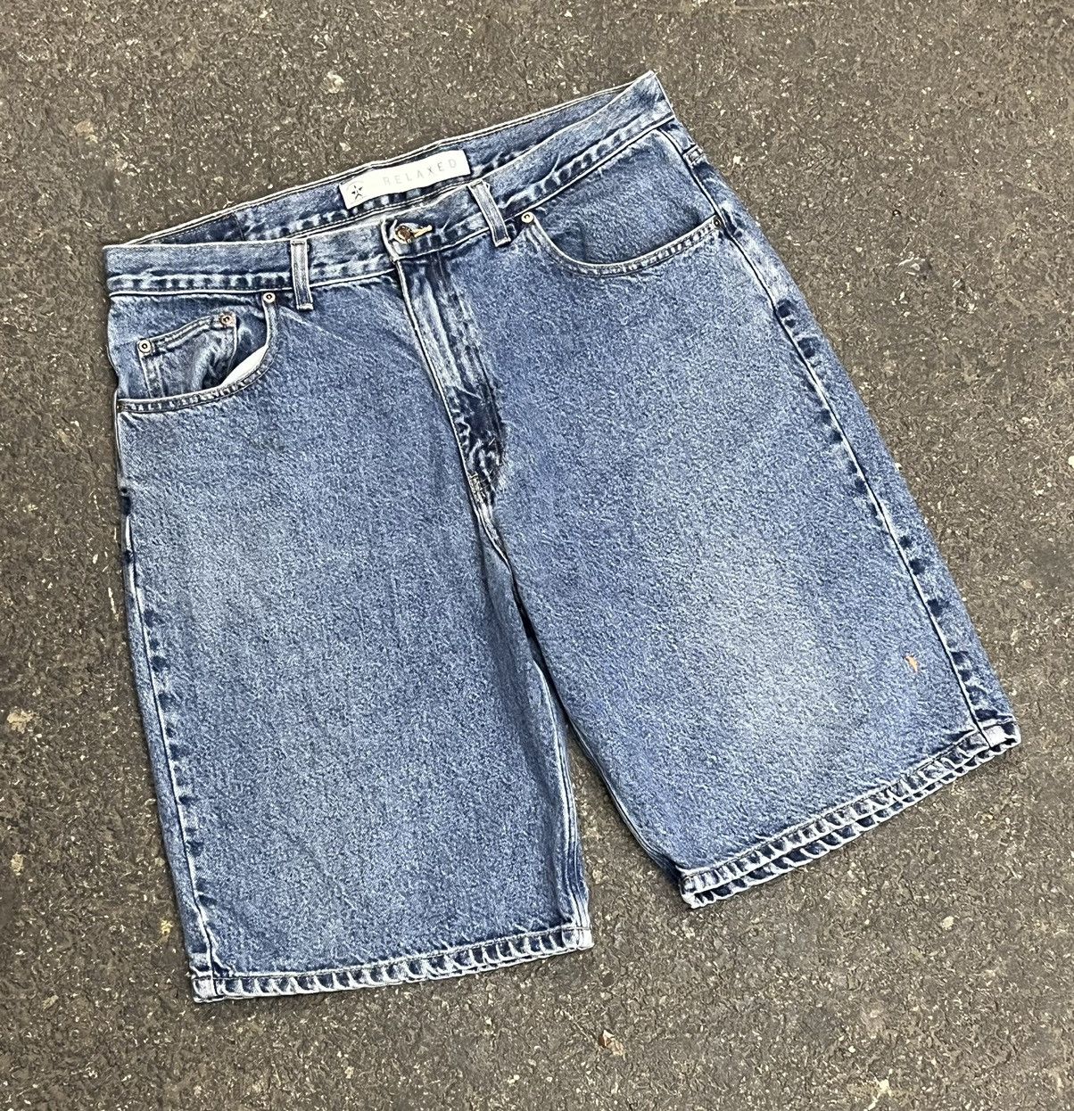 Vintage Jorts baggy fit vintage light wash denim streetwear hype Size US 36 / EU 52 - 1 Thumbnail