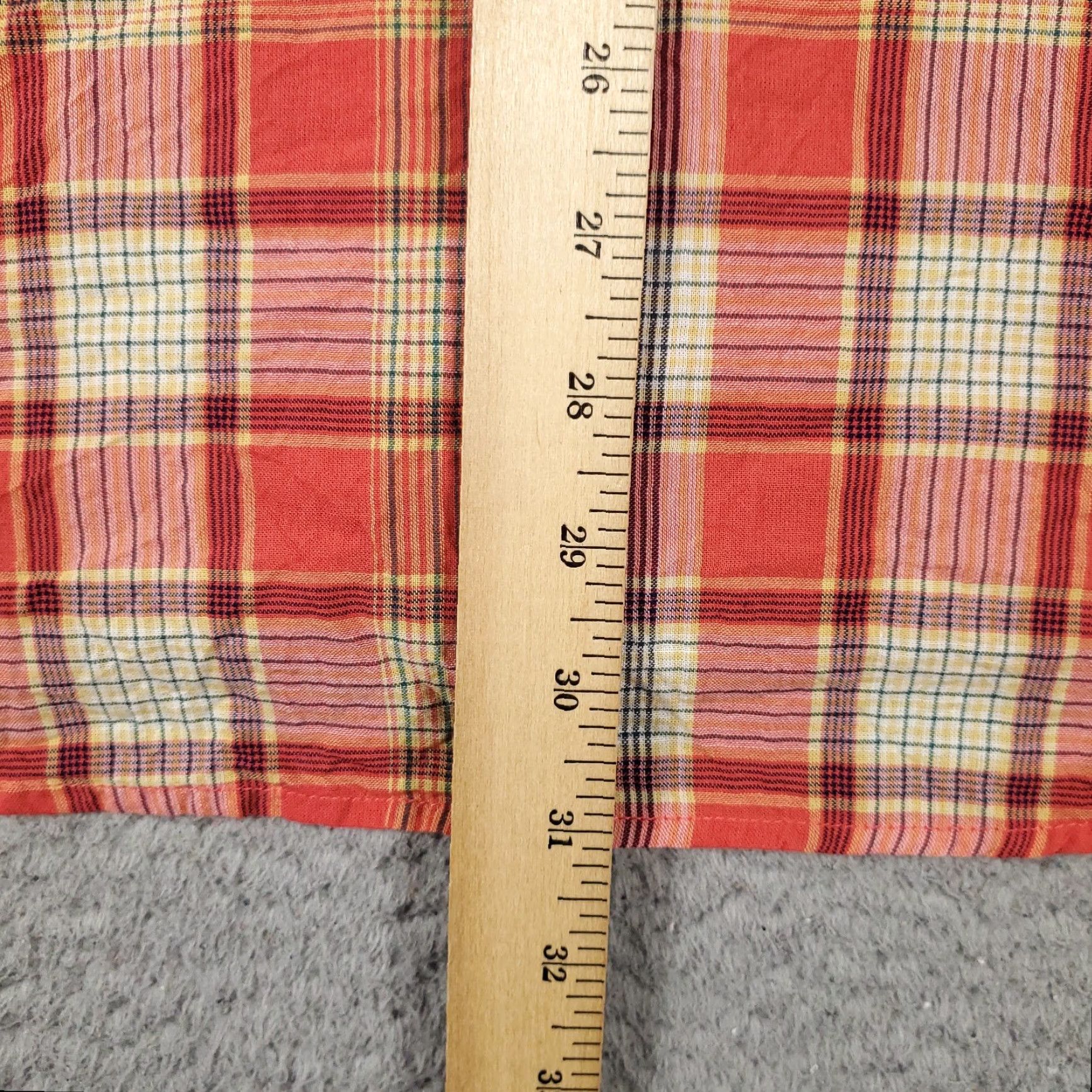Bonobos Bonobos Button-Up Shirt Mens 2XL Coral Plaid Long Sleeve Casual Size US XXL / EU 58 / 5 - 4 Thumbnail