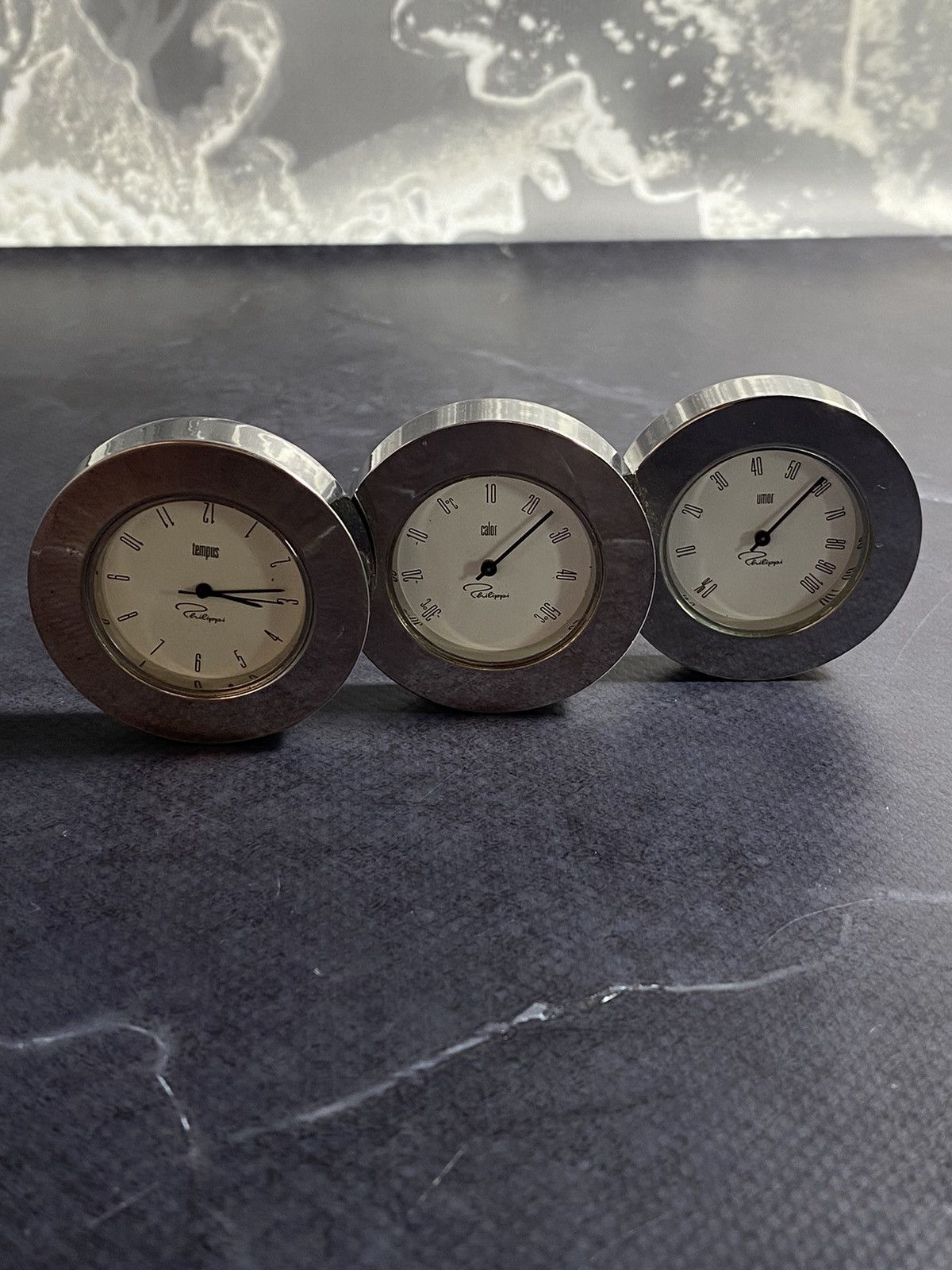 Jewelry × Vintage Vintage Desk Clock Set – Timeless Elegance ⏳ Japanese Brand Size ONE SIZE - 7 Thumbnail