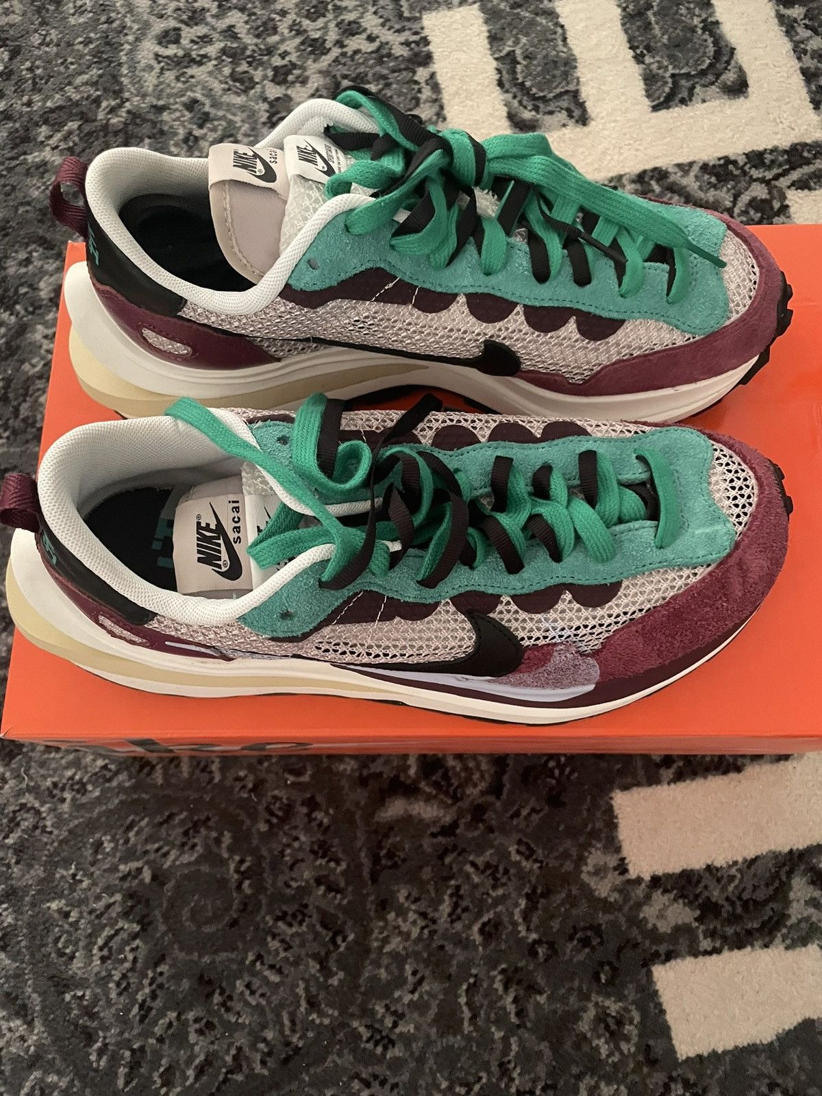 Nike Vaporwaffle/ Sacai Villain Red