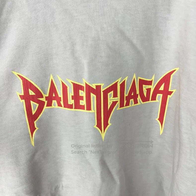 Balenciaga Flame Logo Hooded Drawstring Sweatshirt