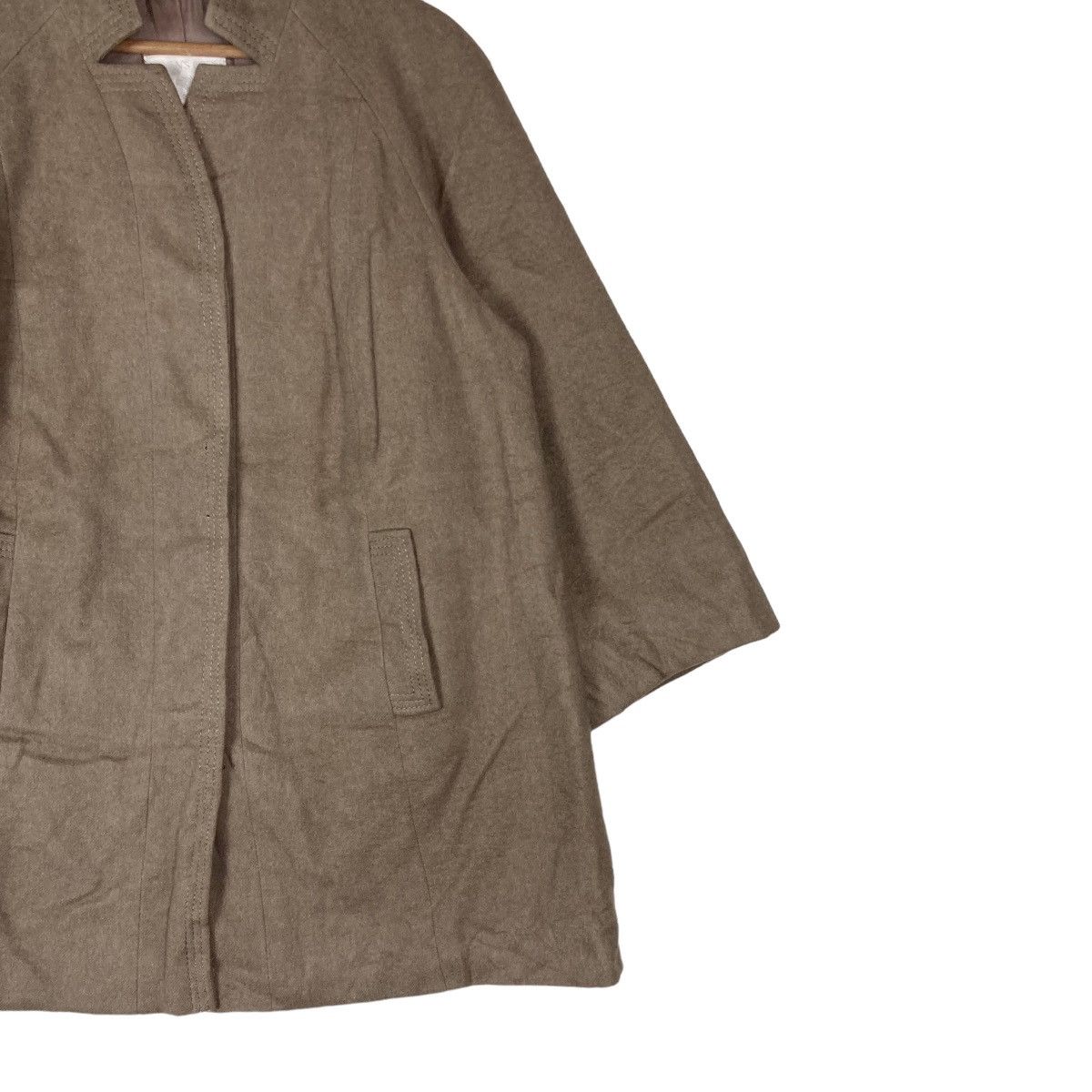 Vintage Vintage iSetan Hidden Flat Button Coat Jacket Size M / US 6-8 / IT 42-44 - 3 Thumbnail