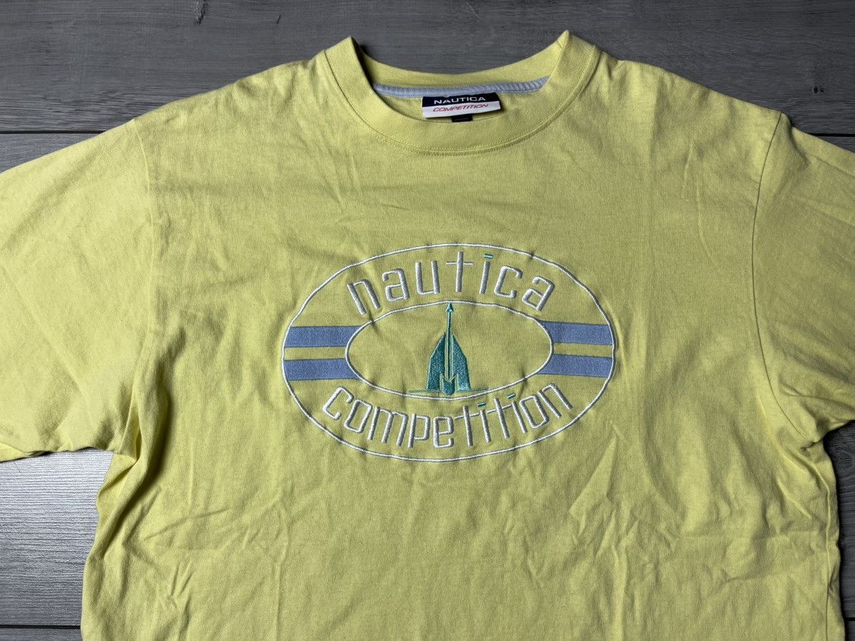 Nautica Nautica competition Tshirt big logo size Medium Size US M / EU 48-50 / 2 - 3 Thumbnail