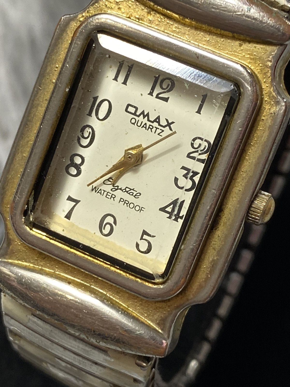 Other Vintage Omax Gold-Tone Rectangular Watch - Japanese Brand Size ONE SIZE - 2 Thumbnail