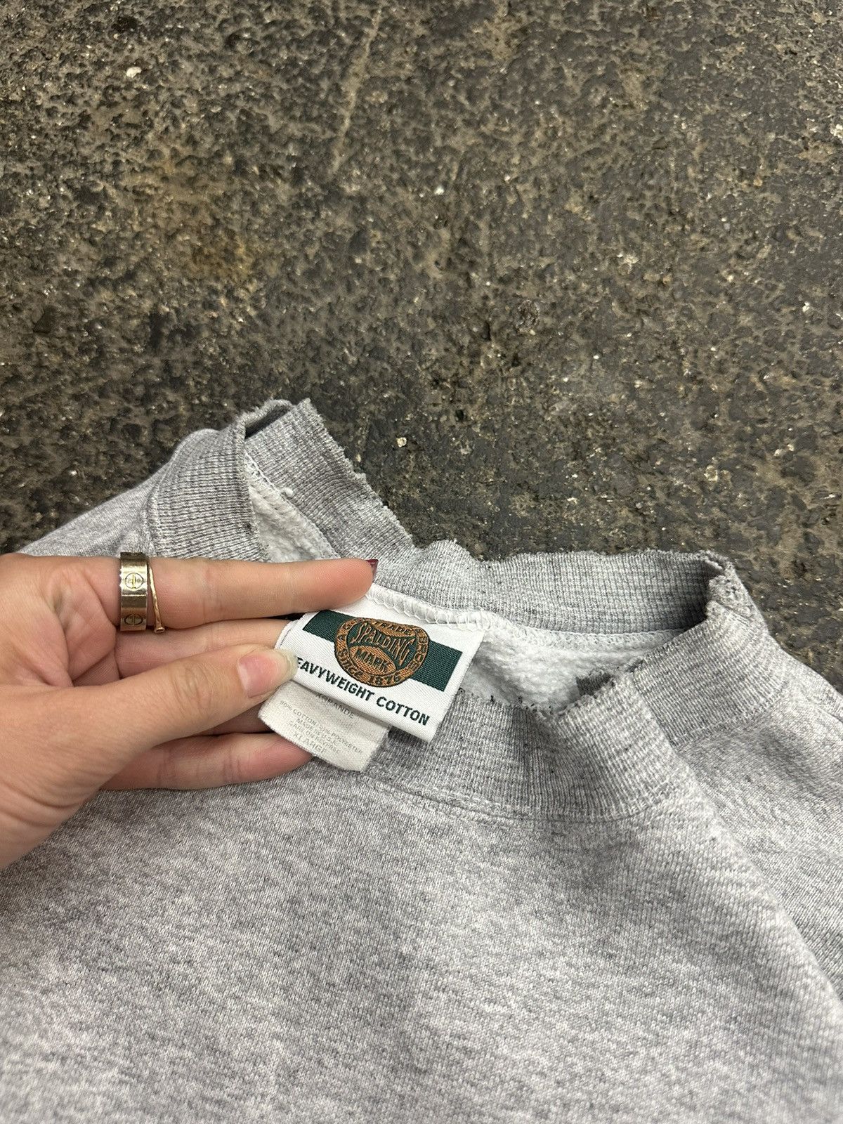 Designer × Vintage Vintage grey crewneck Size US XL / EU 56 / 4 - 9 Thumbnail