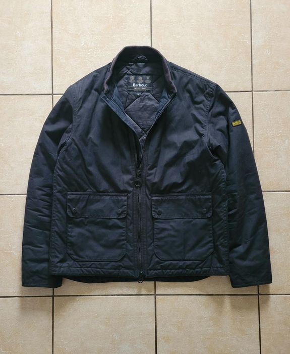 Barbour international injection wax on sale jacket