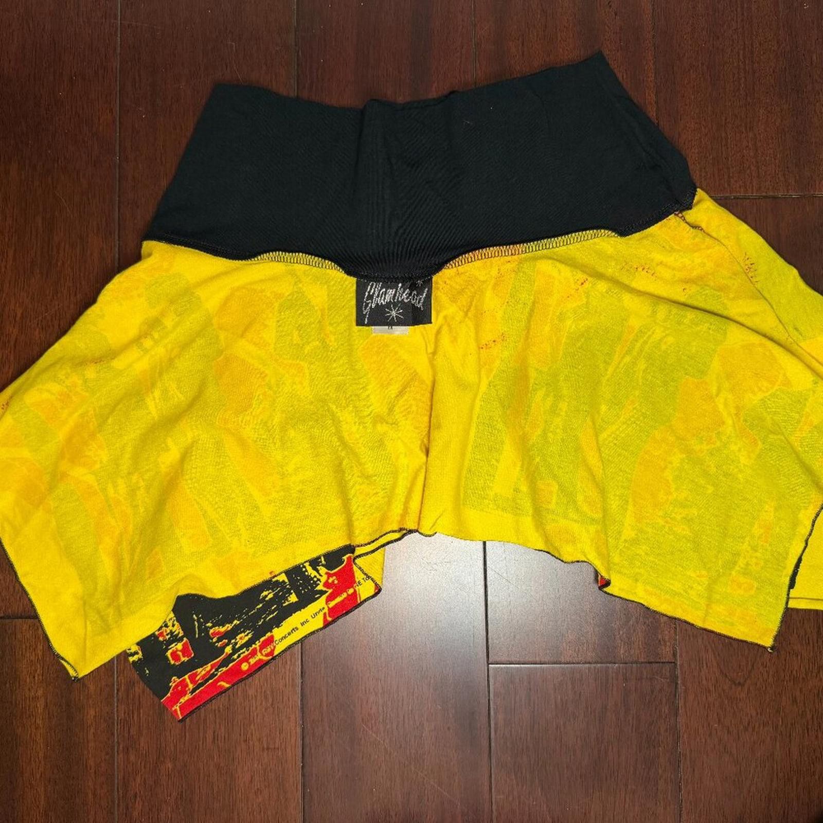 Other Vintage Glamhead Rolling Stones Mini Skirt Size Medium Rare Size 32" / US 10 / IT 46 - 9 Thumbnail