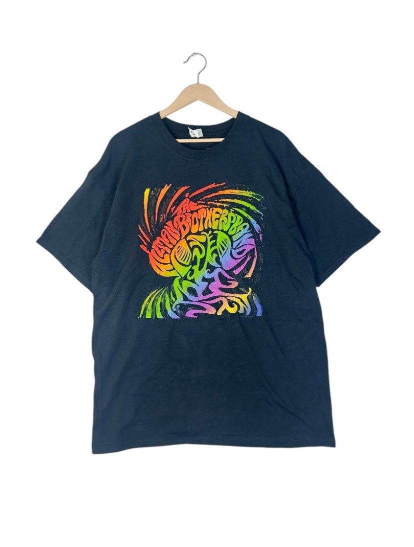 Band Tees × Vintage Vintage The Allman Brothers Band T-Shirt - Psychedelic Rock Size US XL / EU 56 / 4 - 1 Thumbnail