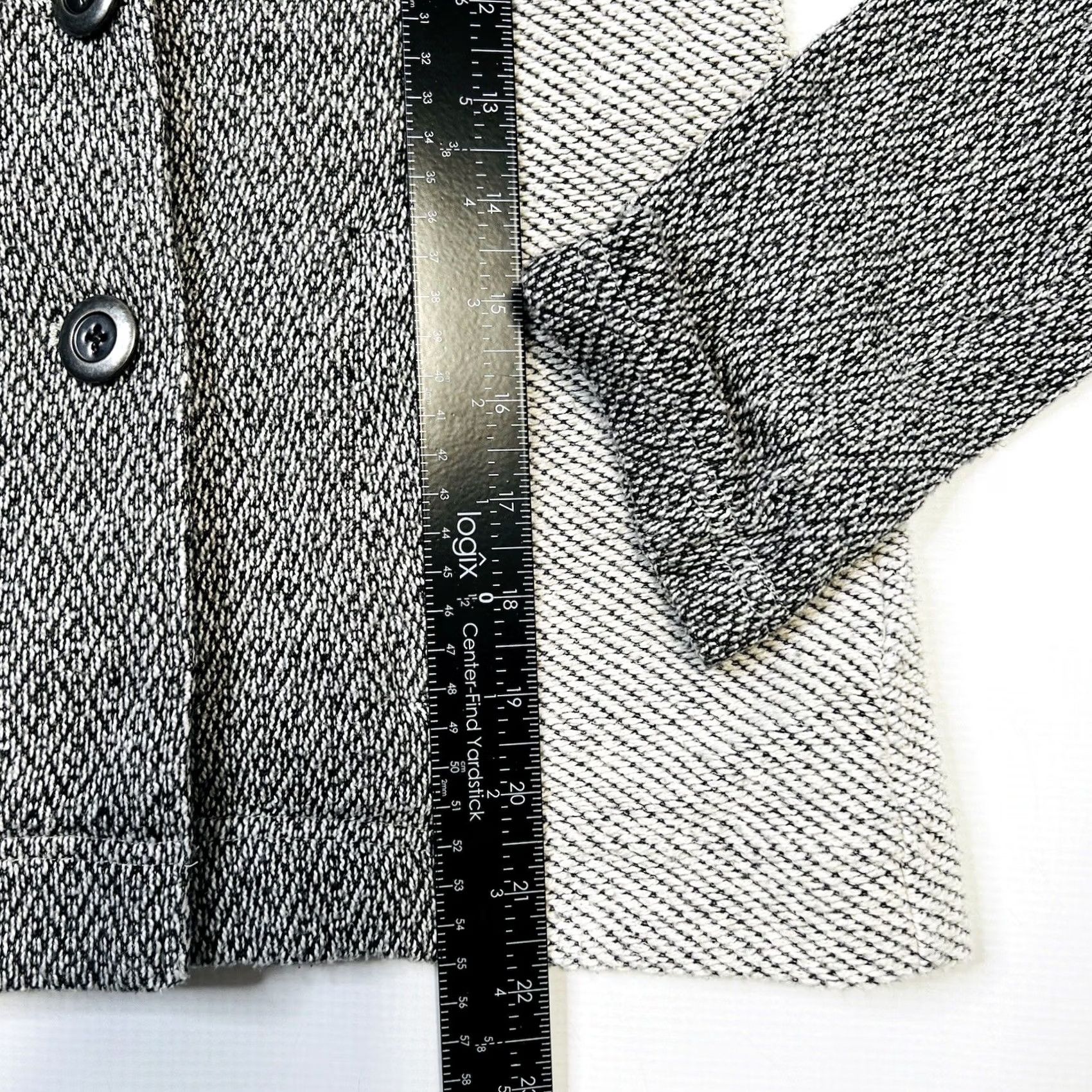 Vintage VINTAGE Anthropologie Milica Blazer Gray Knit Mid-Length Jacket XS Women Regular Size Gray Milica Blazer Anthropologie Saturday Sunday Knit Jacket Size XS / US 0-2 / IT 36-38 - 6 Thumbnail