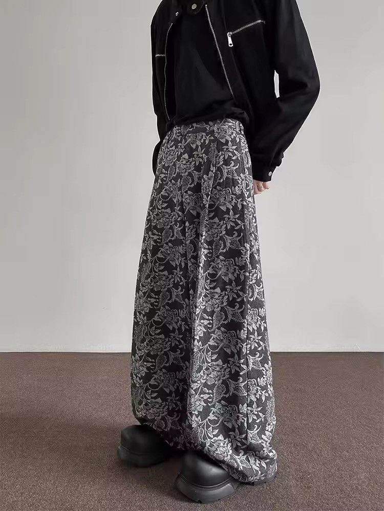 Japanese Brand Flower Style Pant Size US 35 - 4 Thumbnail