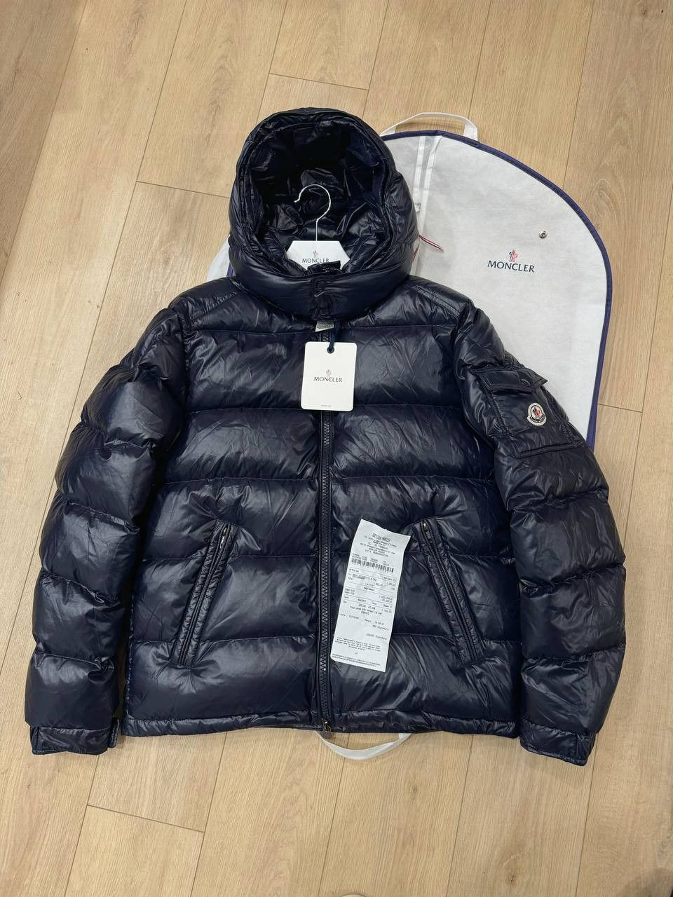 Moncler Moncler Maya Giubbotto Navy Size US L / EU 52-54 / 3 - 1 Thumbnail