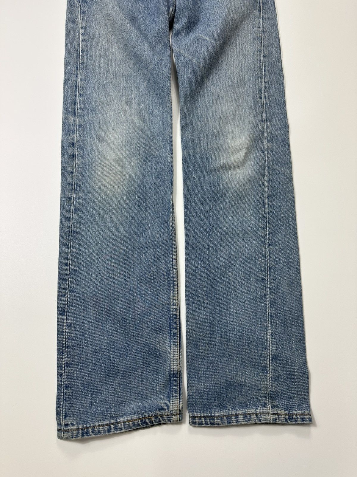 Levi's Vintage 501 Light Blue Jeans W27 L34 Made In Spain Size US 27 - 7 Thumbnail