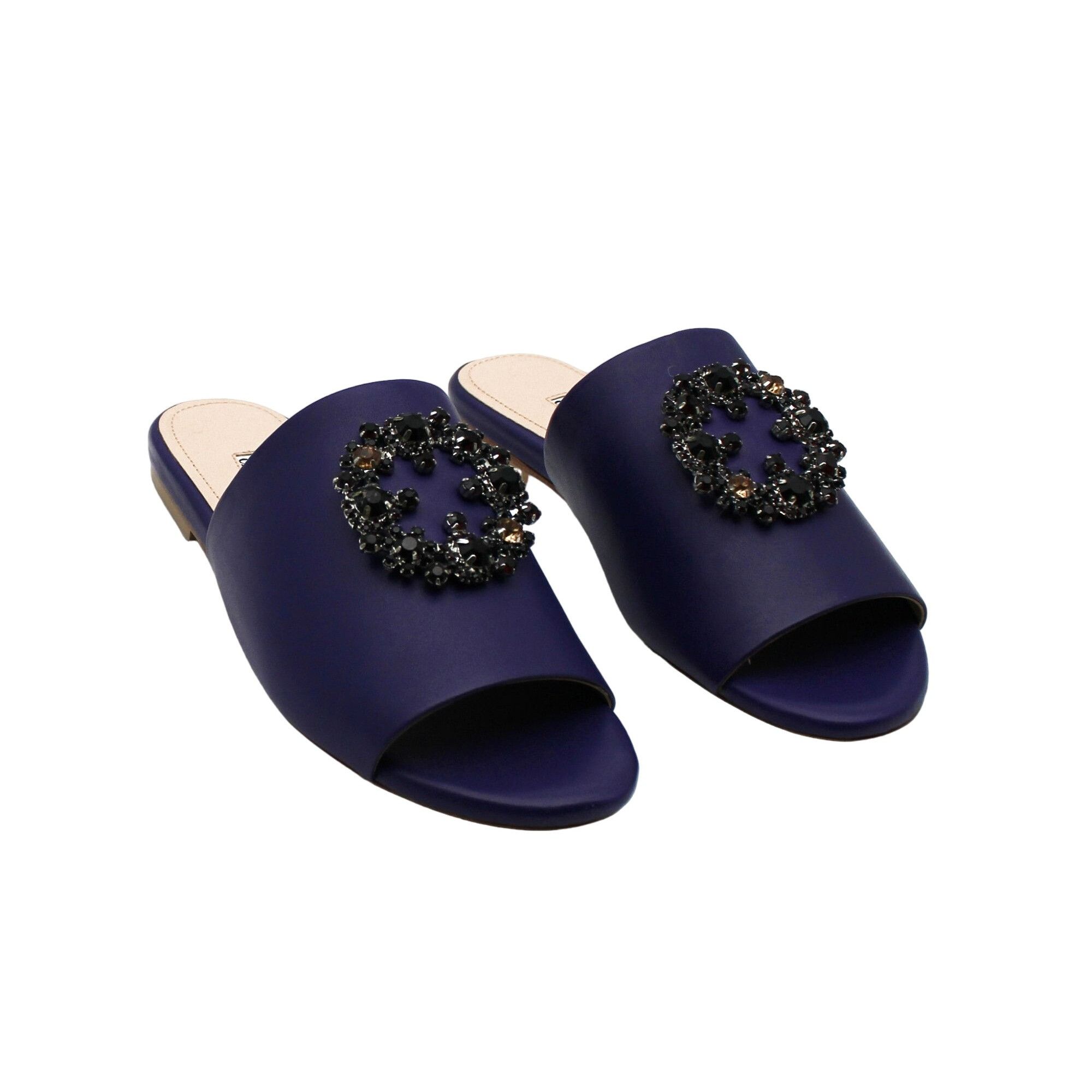 Charles David Women's Sandals PURPLE - Purple Embellished So
