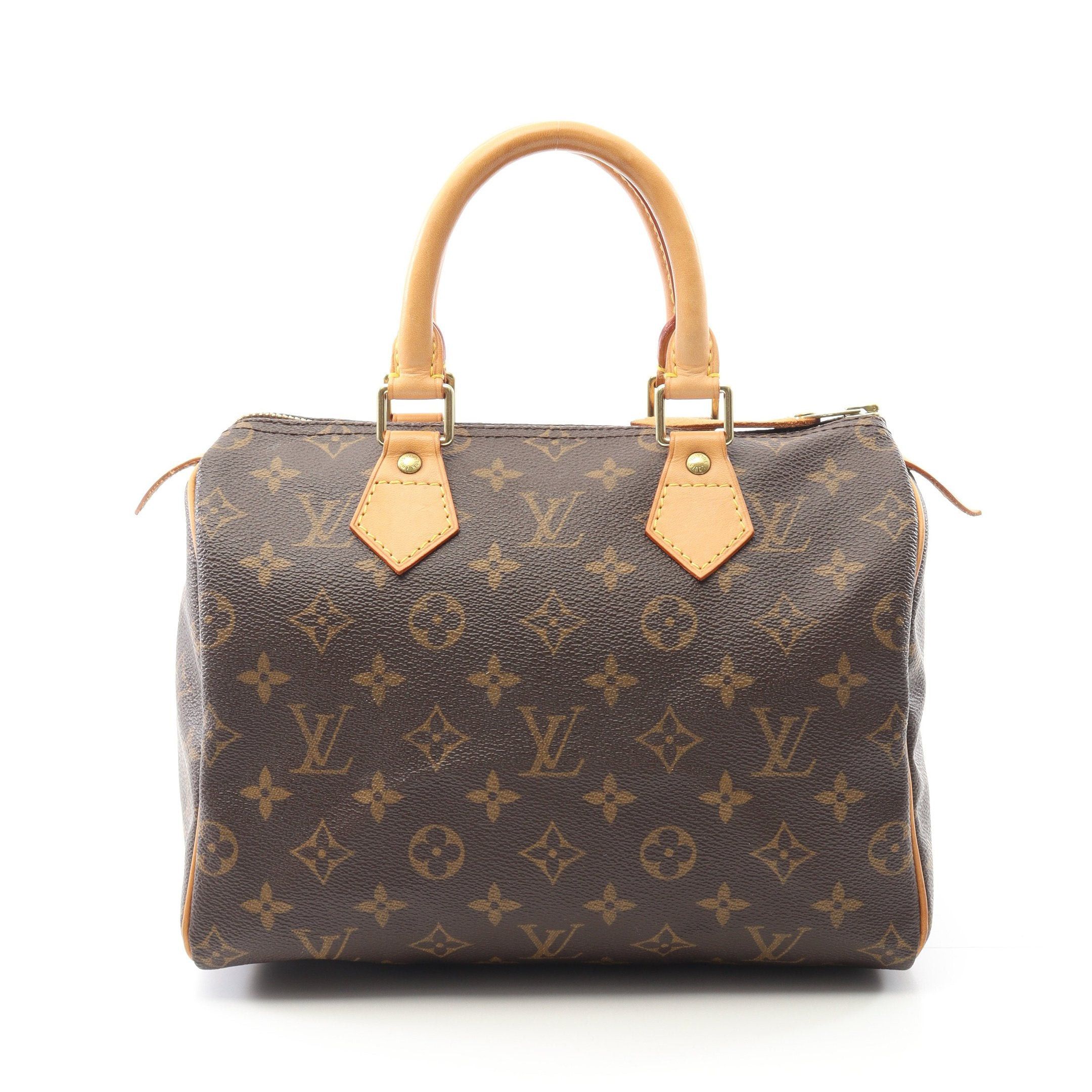 Louis Vuitton Louis Vuitton Speedy 25 Monogram Handbag Leather Brown Size ONE SIZE - 1 Thumbnail