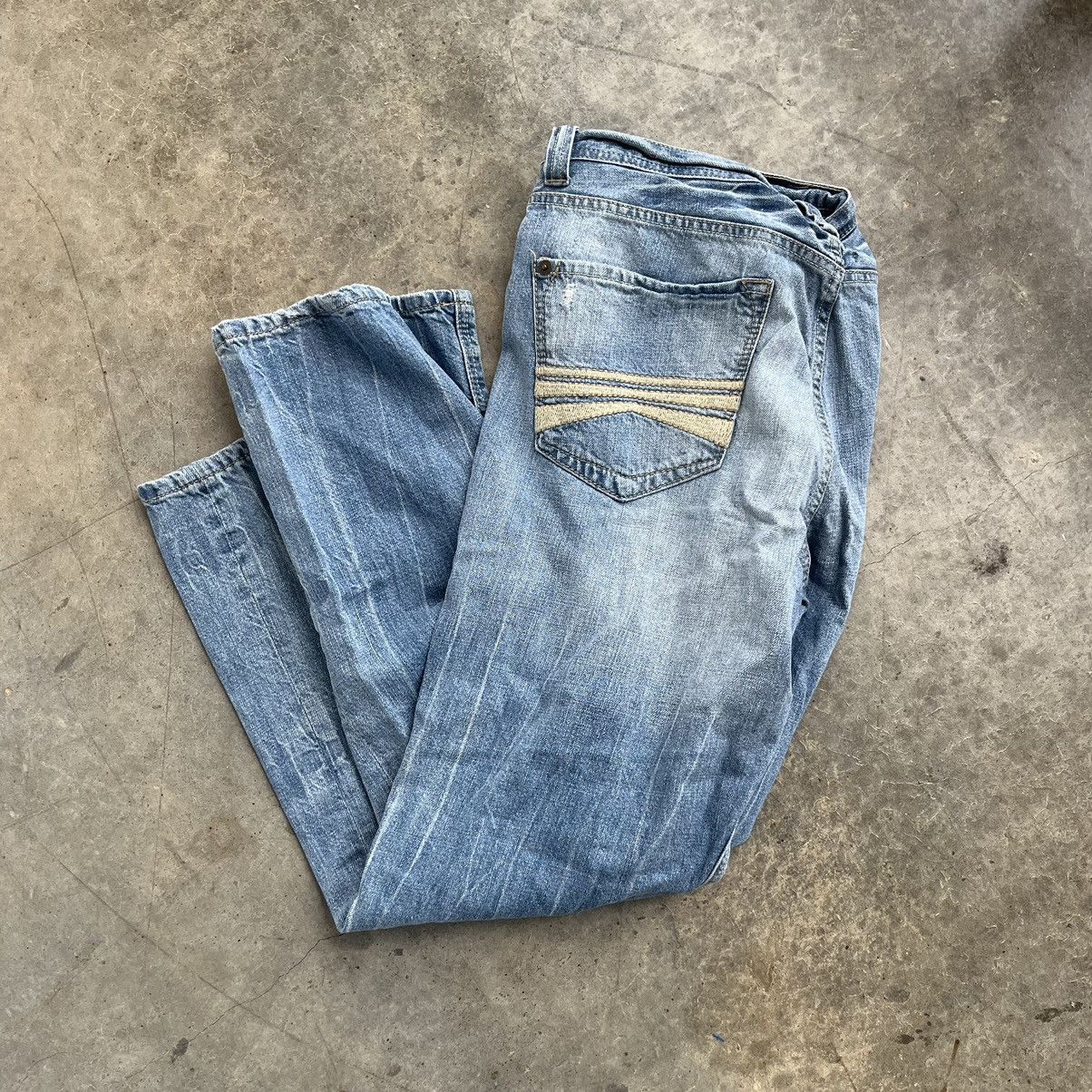Diesel × Vintage Y2K Express Denim Cowboy Embroidered Skater Straight 34x30 Size US 34 / EU 50 - 5 Thumbnail