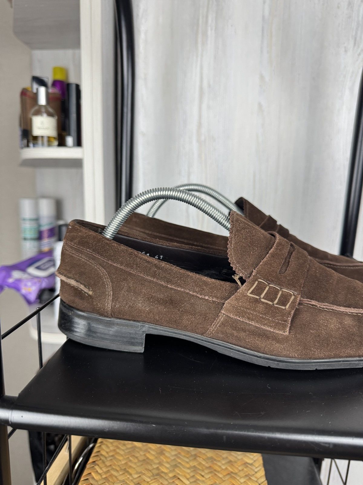 Doucal's Doucal’s brown suede penny loafers made in Italy size 41 Size US 8 / EU 41 - 2 Thumbnail
