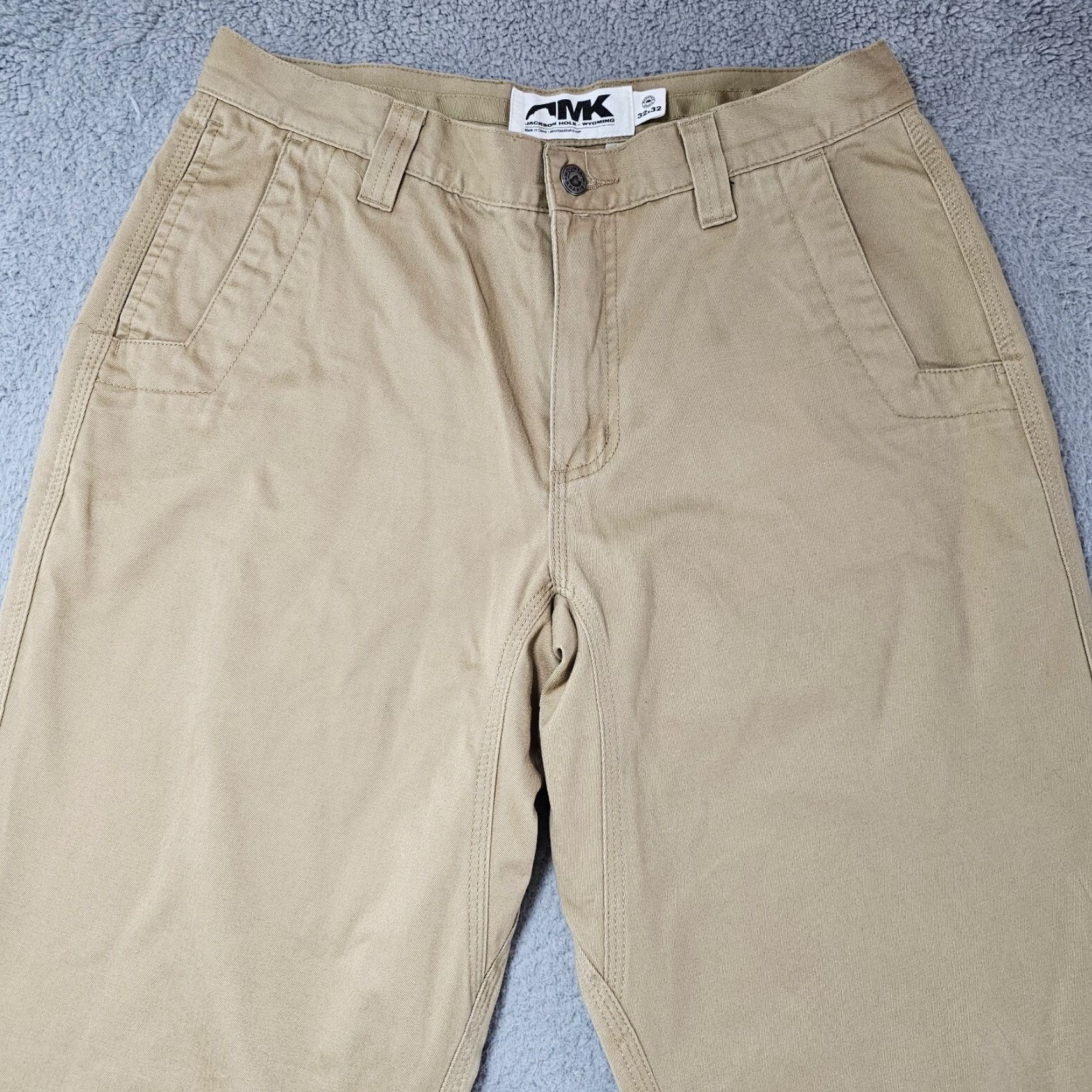 Mountain Khakis Mountain Khakis Pants Mens 30x31 Chino Flat Front Belt Loops Pockets Regular Cotton Brown | Work Casual Outdoor Size US 30 / EU 46 - 3 Thumbnail