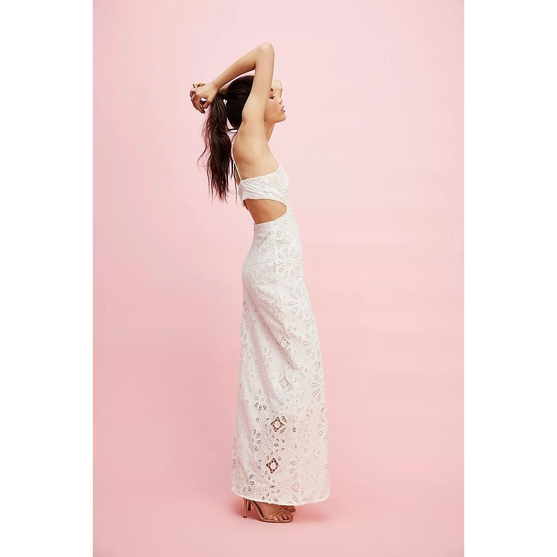 Free People New Free People Especia Memoria Dress $350 SMALL Off-White Size S / US 4 / IT 40 - 2 Thumbnail