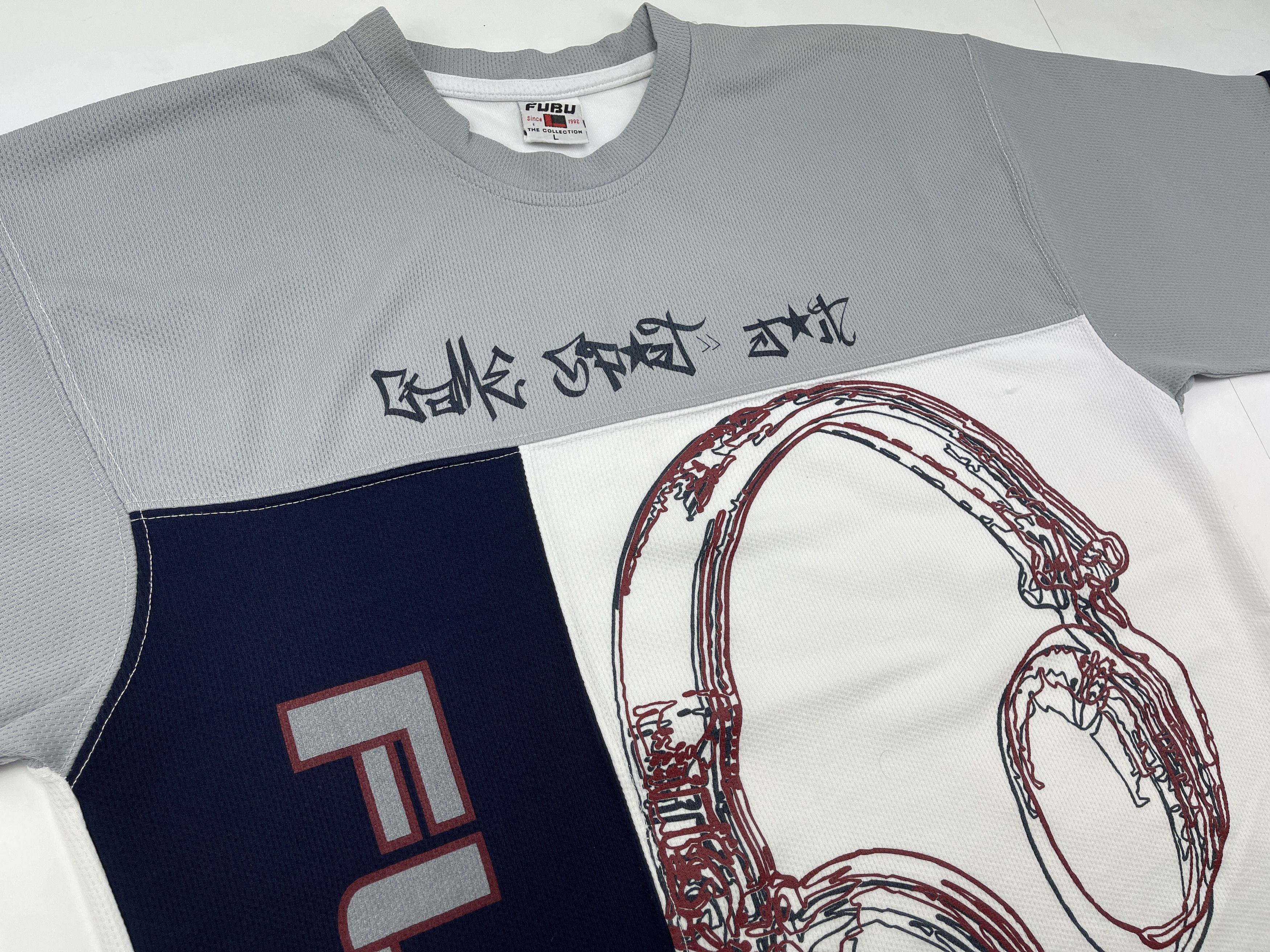 Fubu FUBU jersey, vintage hip hop t-shirt, 90s hip hop skater L Size US L / EU 52-54 / 3 - 4 Thumbnail