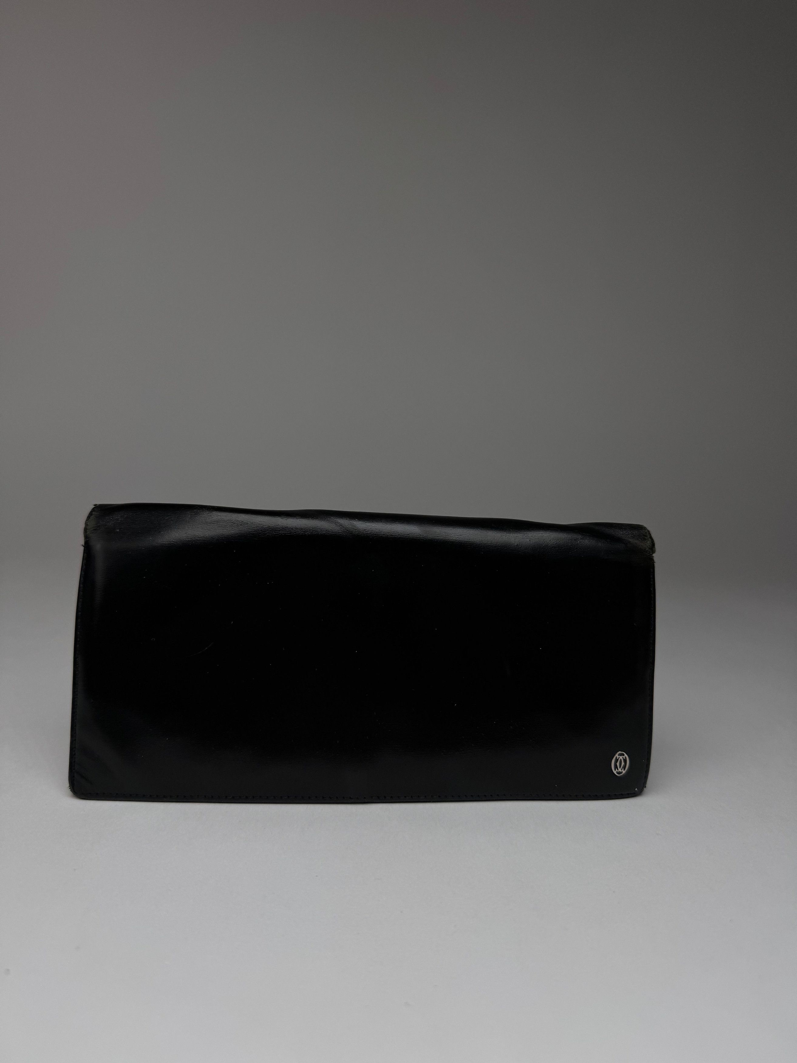 Cartier Vintage Patent Leather ID Holder Black Size ONE SIZE - 1 Thumbnail