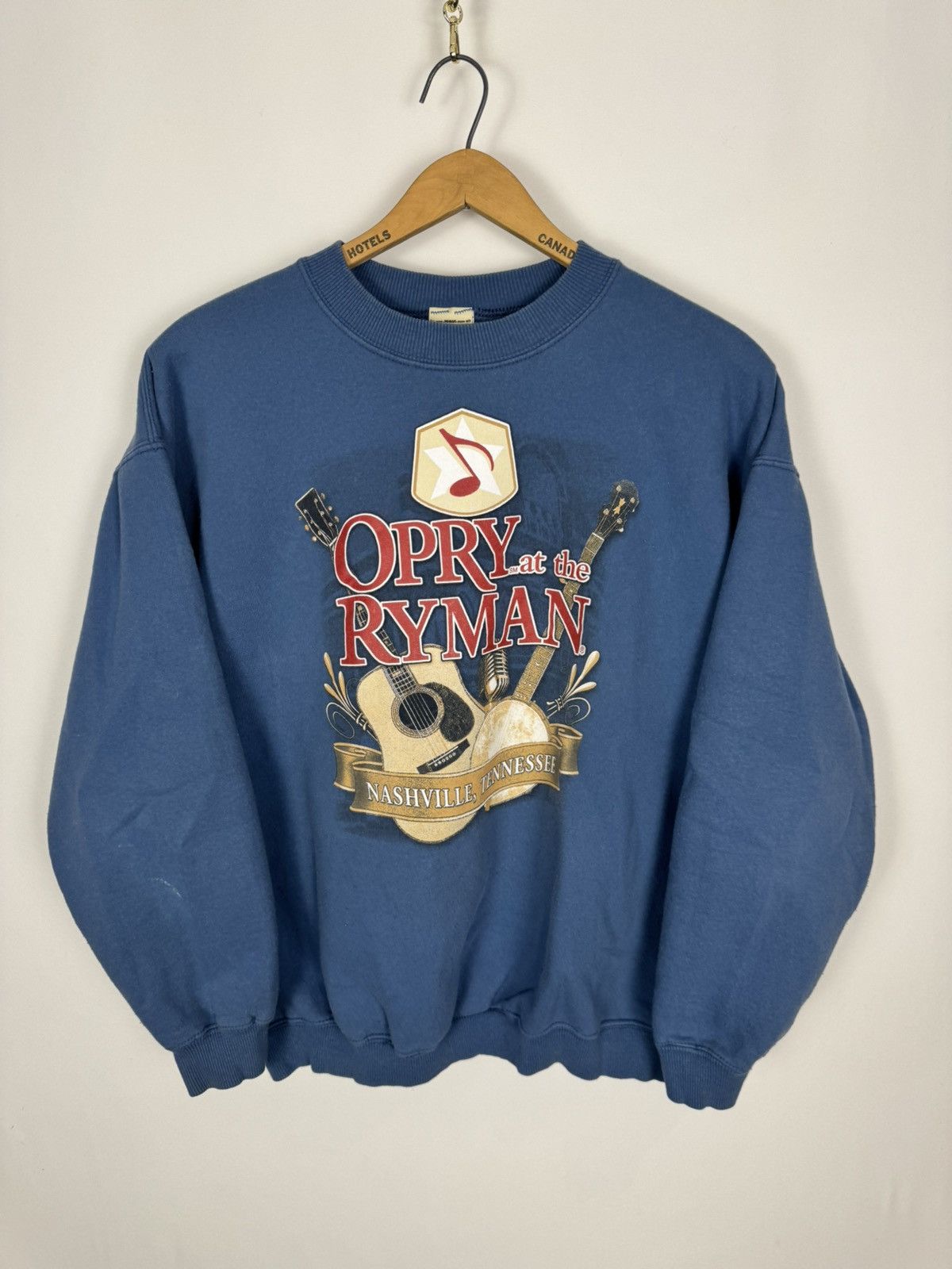 Vintage Vintage 1990s Nashville Opry At The Ryman Sweatshirt Size US L / EU 52-54 / 3 - 2 Thumbnail