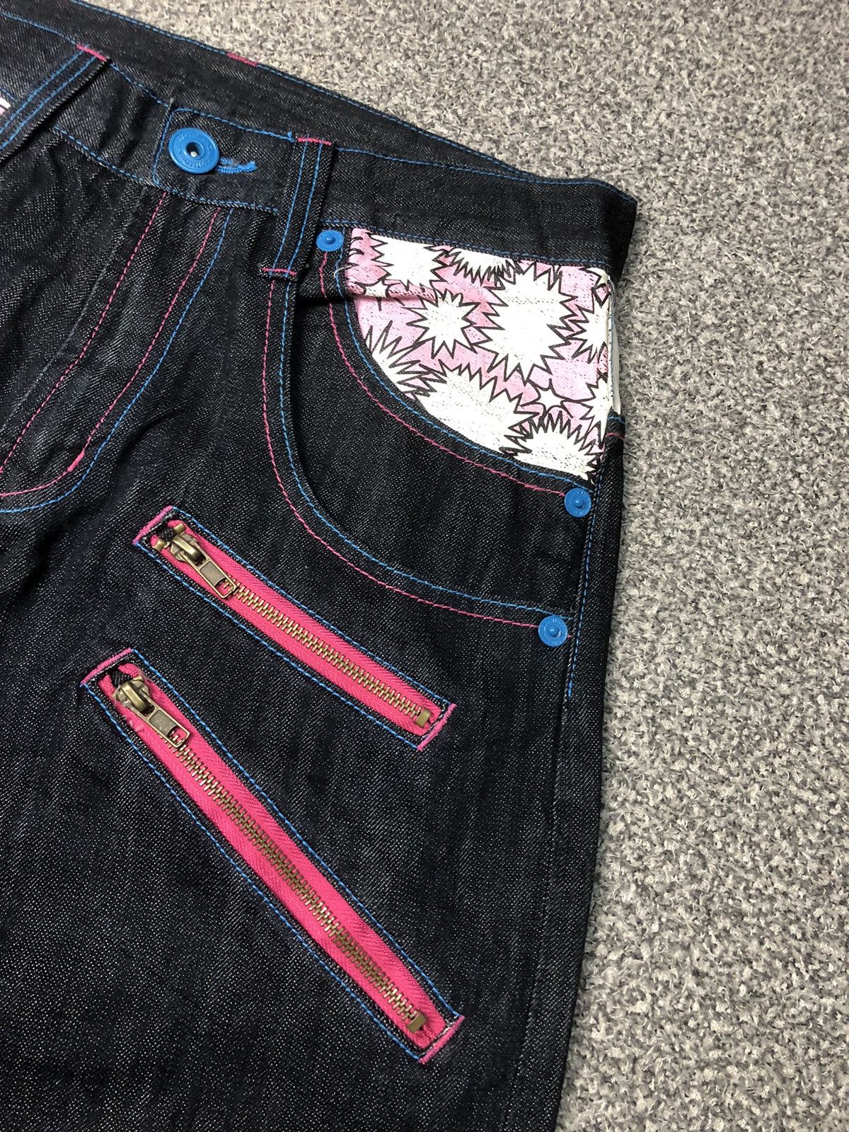 Hysteric Glamour × Japanese Brand × Vintage Japanese Brands Hysteric Glamour Style Double Zipper Jeans Size US 30 / EU 46 - 3 Thumbnail